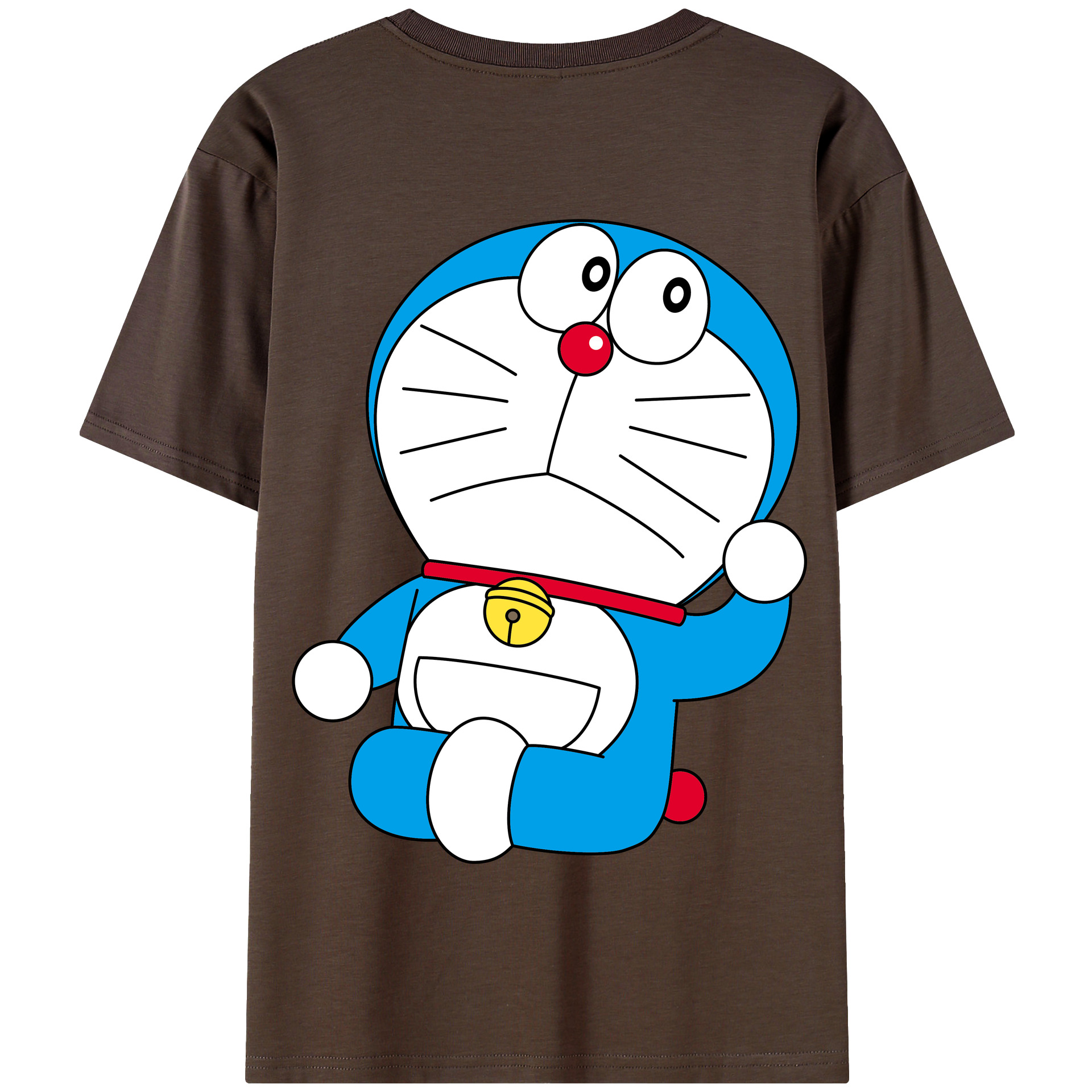 （画像用） ドラえもん Doraemon 綿100％半袖Tシャツ（背面プリント）