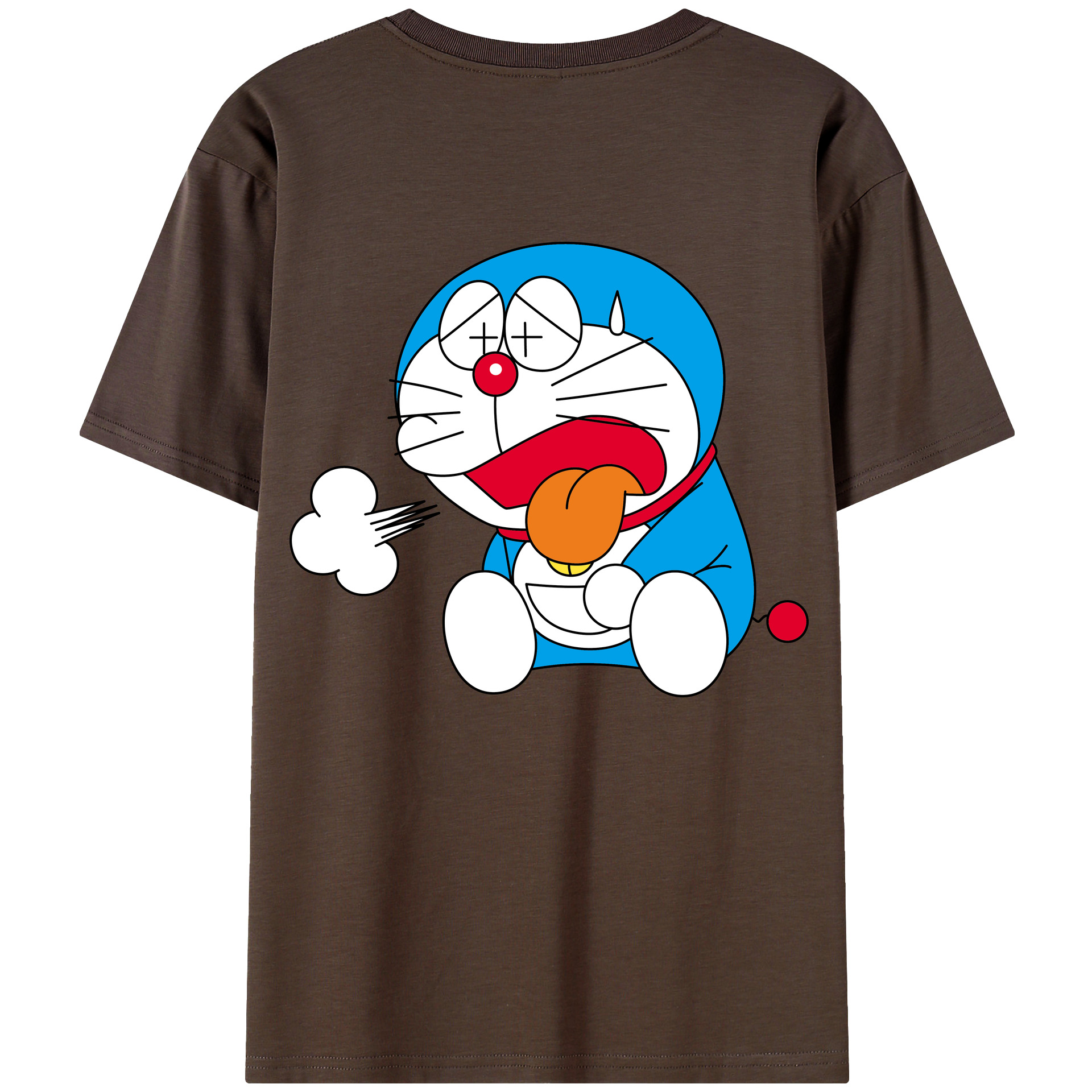 （画像用） ドラえもん Doraemon 綿100％半袖Tシャツ（背面プリント）