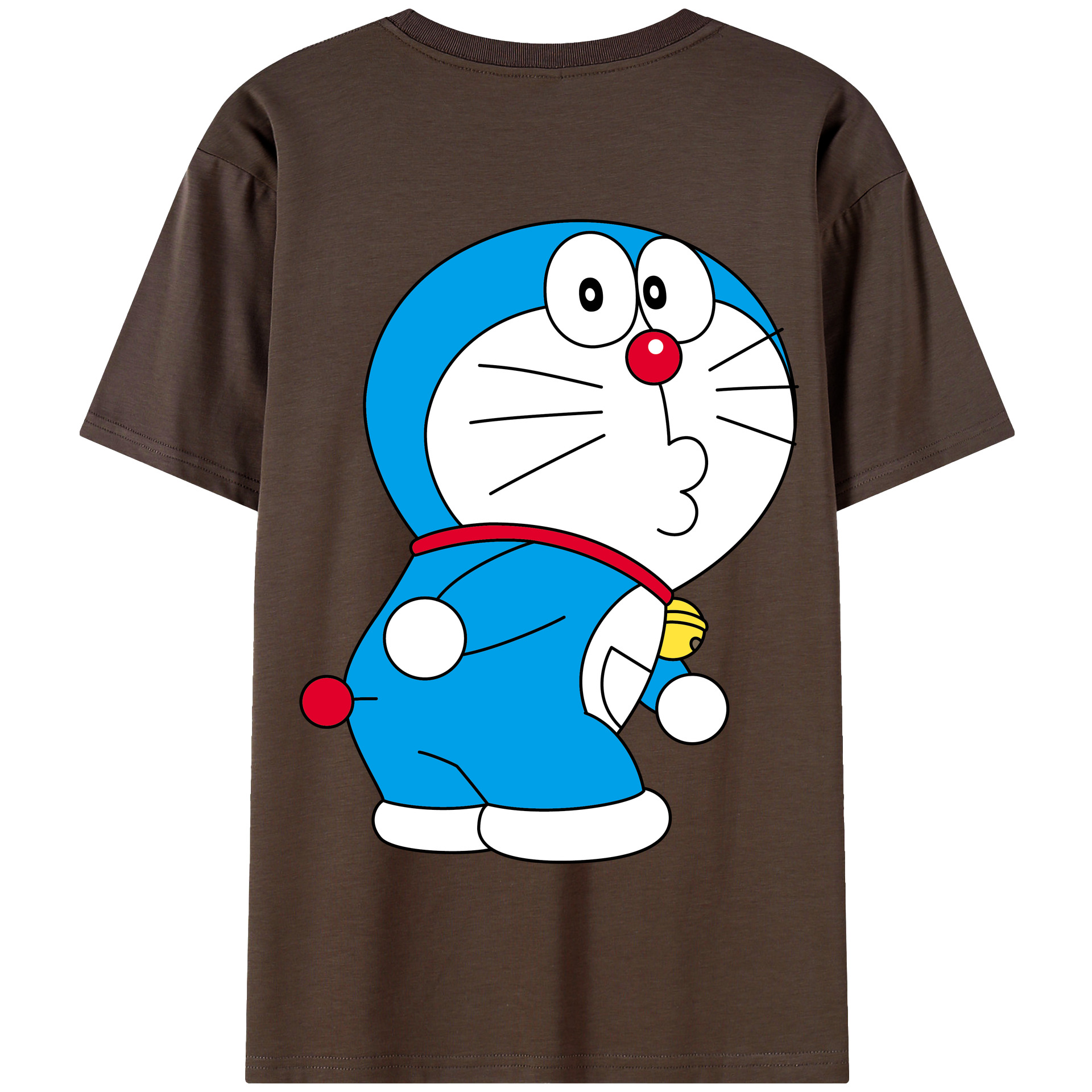 （画像用） ドラえもん Doraemon 綿100％半袖Tシャツ（背面プリント）