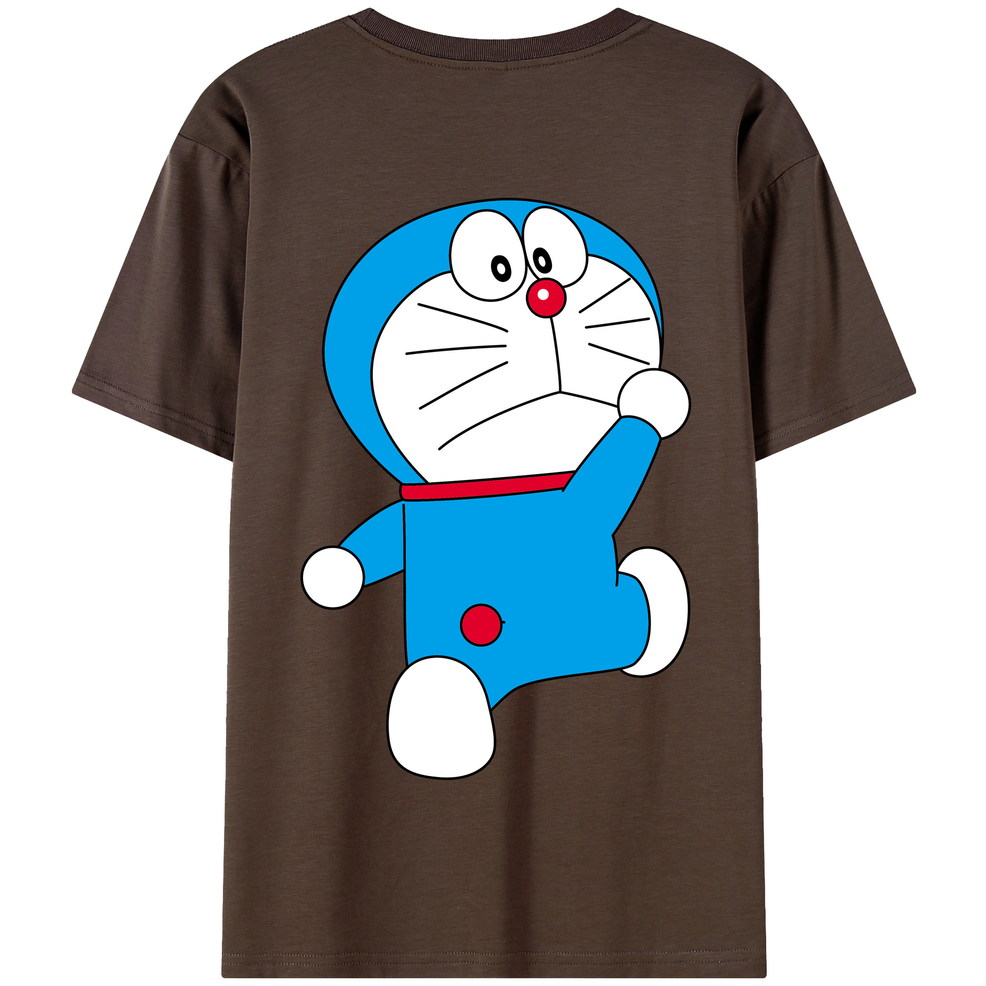 （画像用） ドラえもん Doraemon 綿100％半袖Tシャツ（背面プリント）