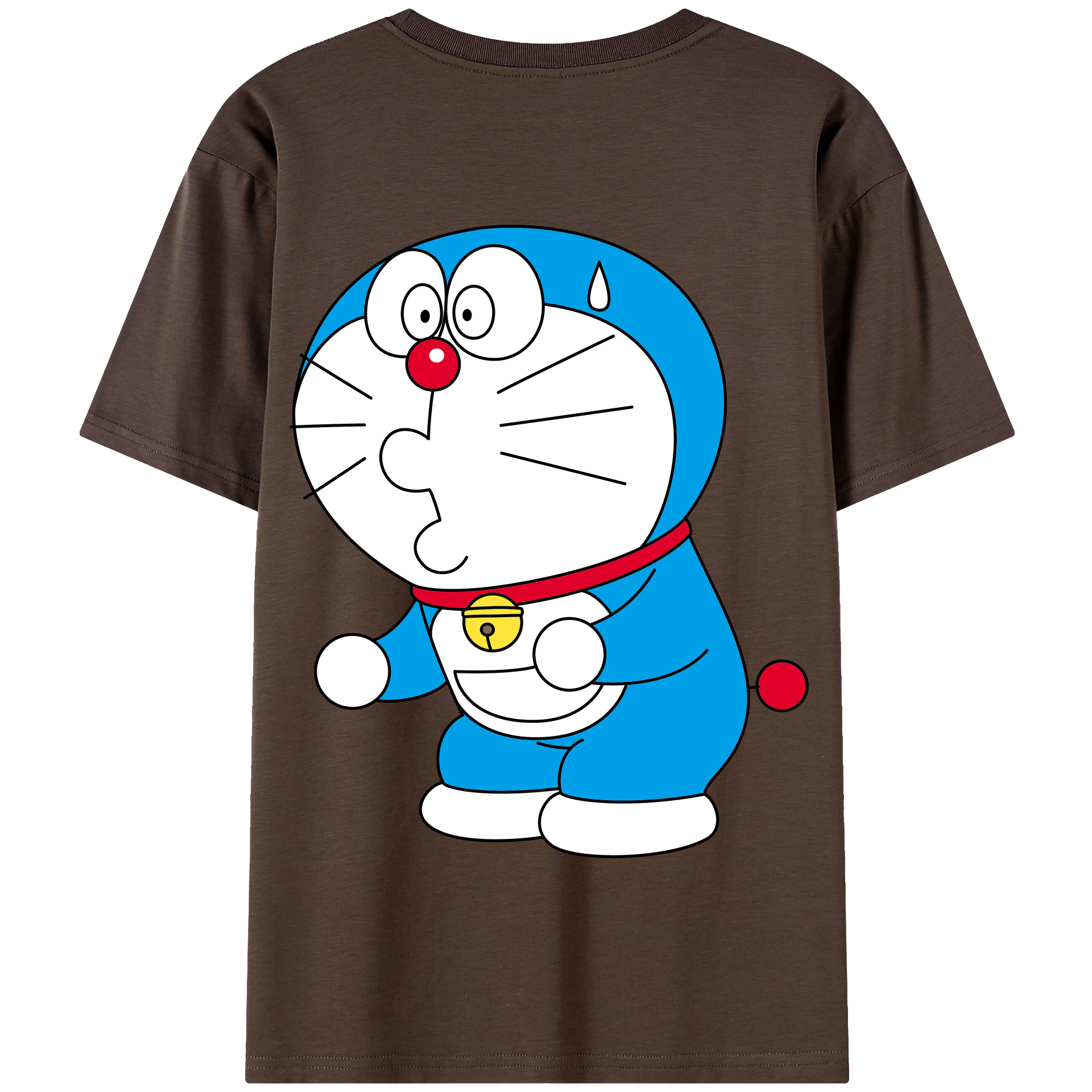 （画像用） ドラえもん Doraemon 綿100％半袖Tシャツ（背面プリント）