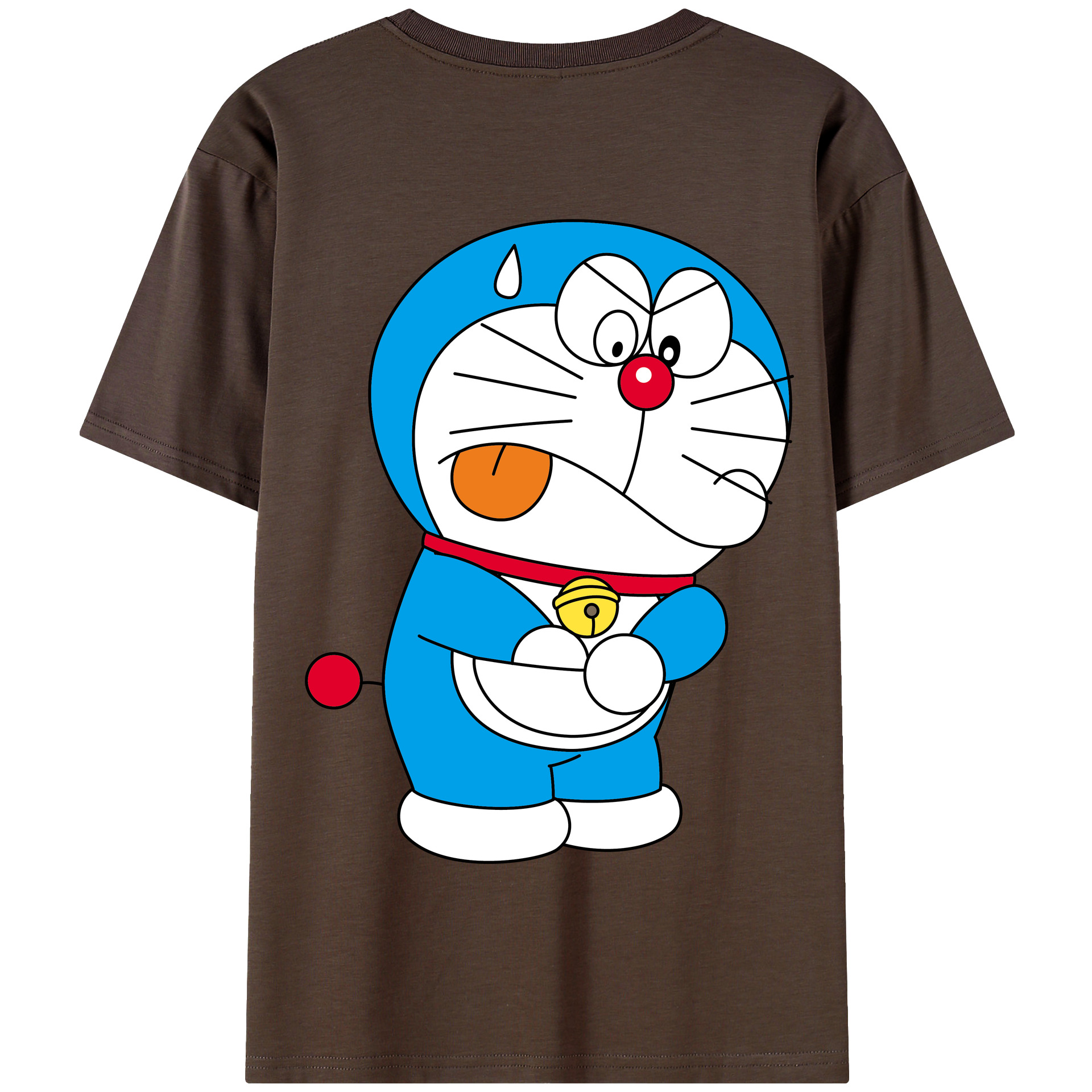 （画像用） ドラえもん Doraemon 綿100％半袖Tシャツ（背面プリント）