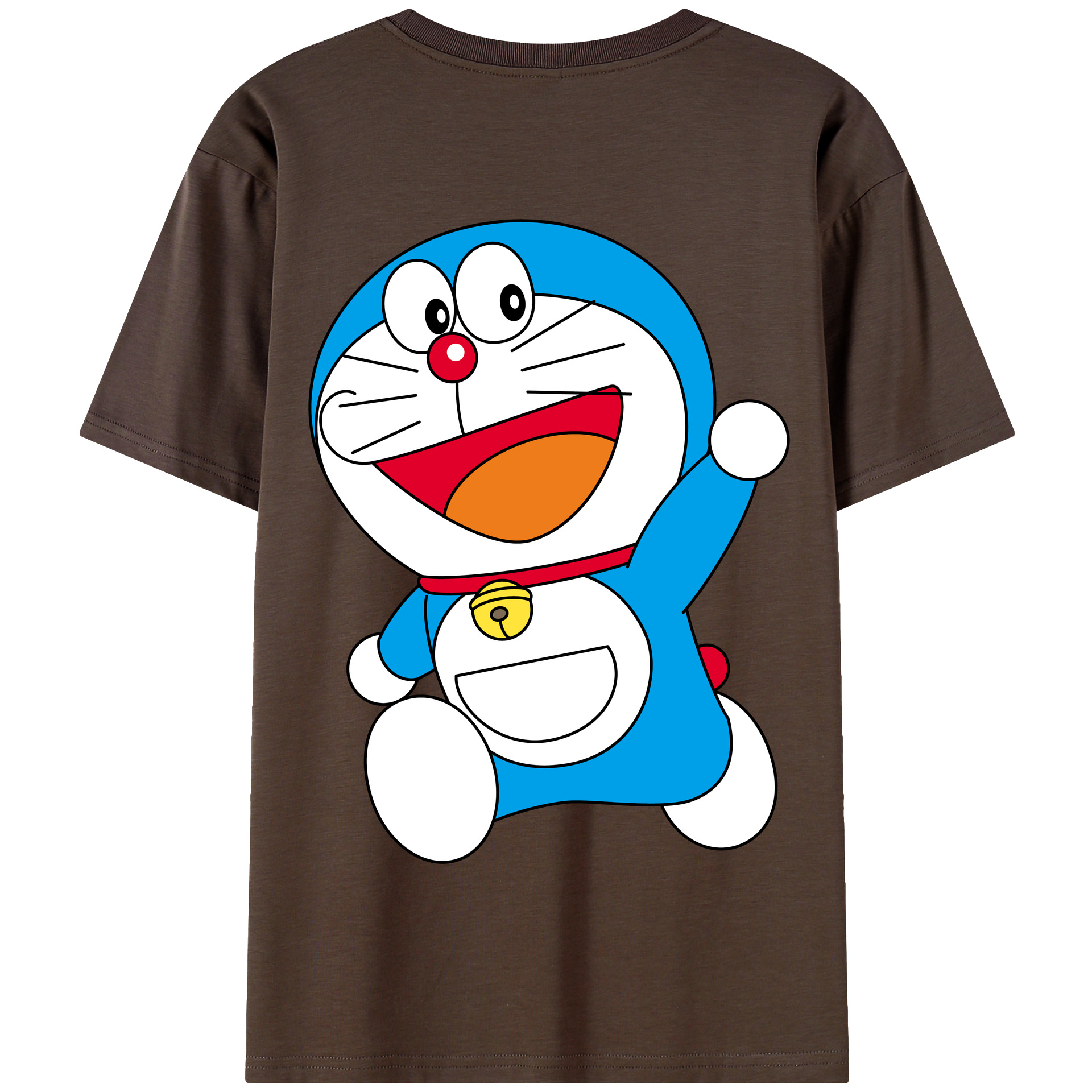 （画像用） ドラえもん Doraemon 綿100％半袖Tシャツ（背面プリント）