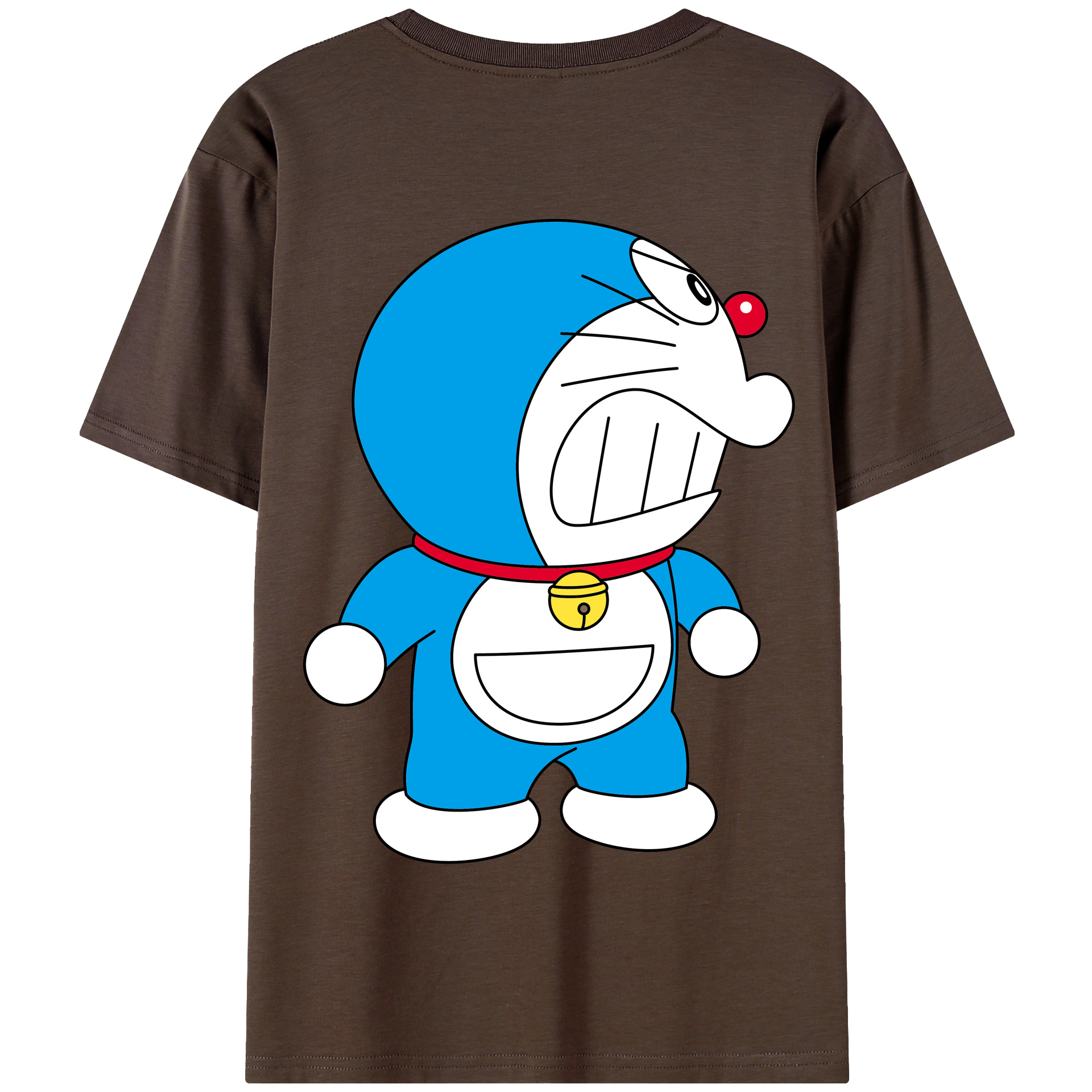 （画像用） ドラえもん Doraemon 綿100％半袖Tシャツ（背面プリント）