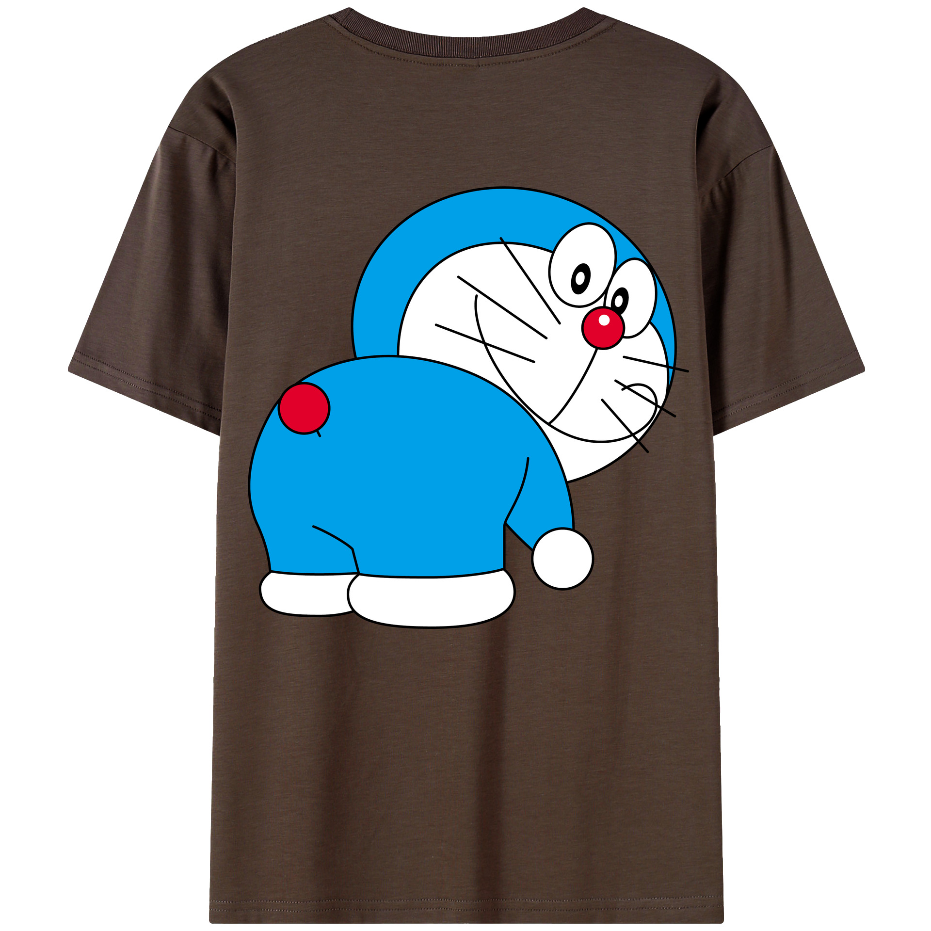 （画像用） ドラえもん Doraemon 綿100％半袖Tシャツ（背面プリント）