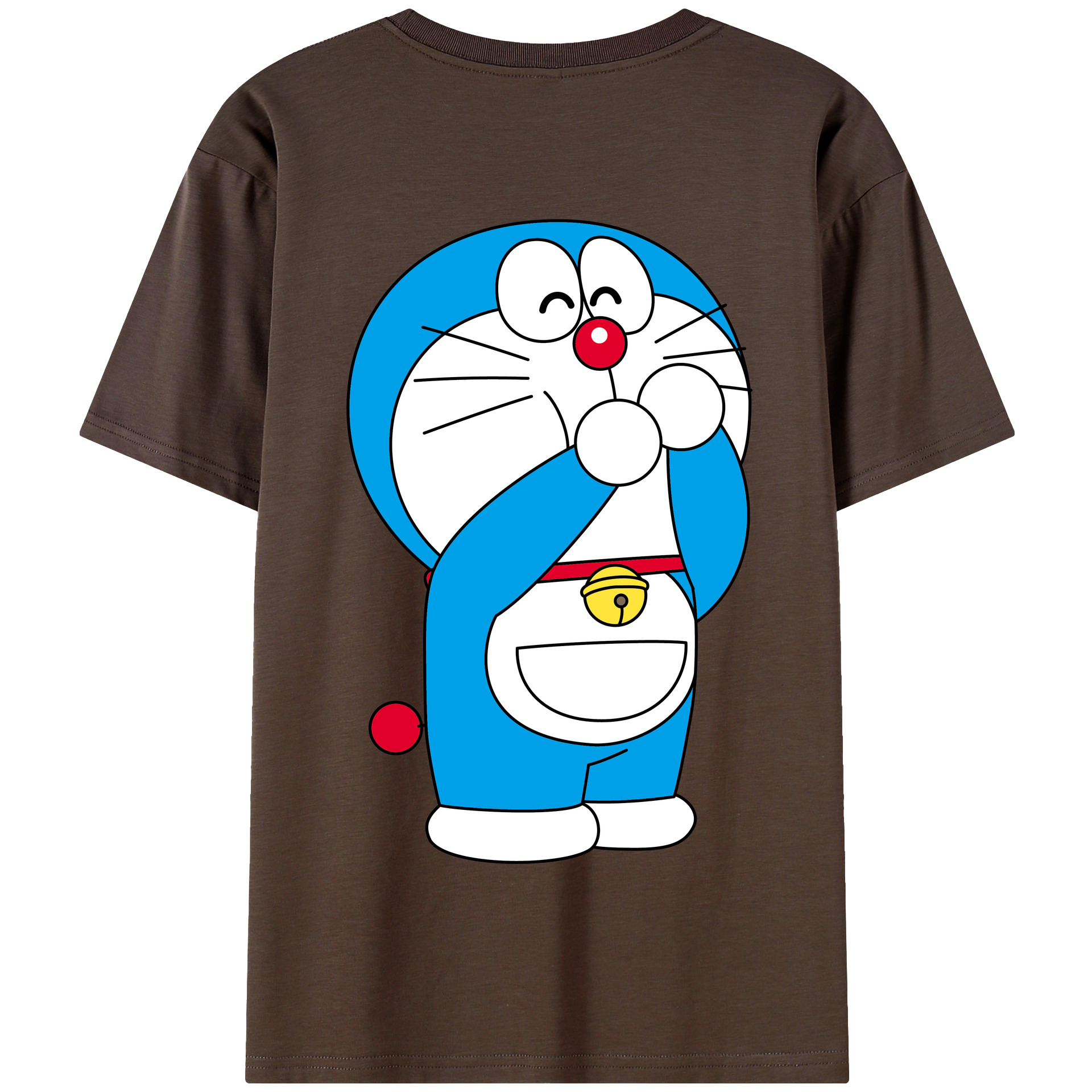 （画像用） ドラえもん Doraemon 綿100％半袖Tシャツ（背面プリント）