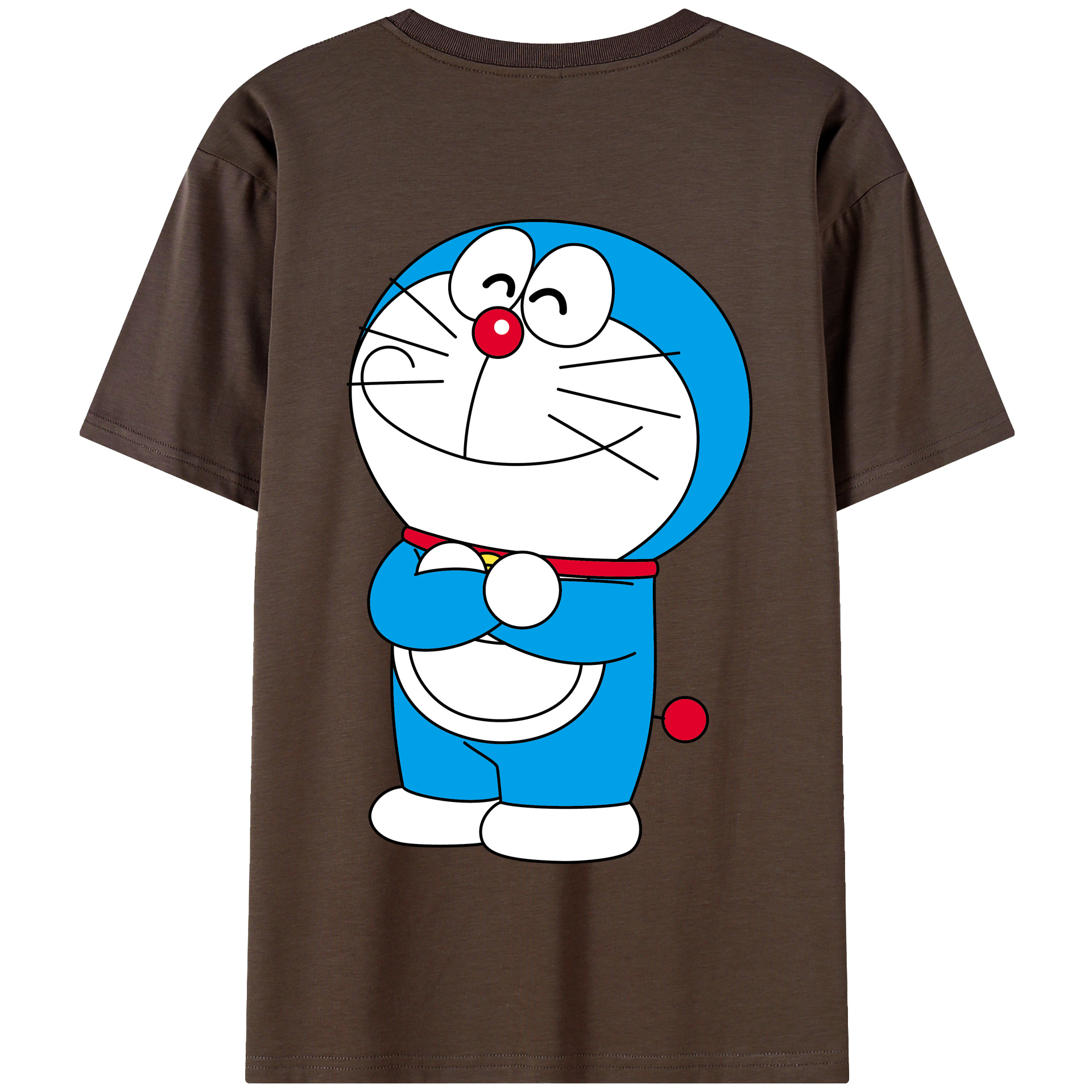 （画像用） ドラえもん Doraemon 綿100％半袖Tシャツ（背面プリント）