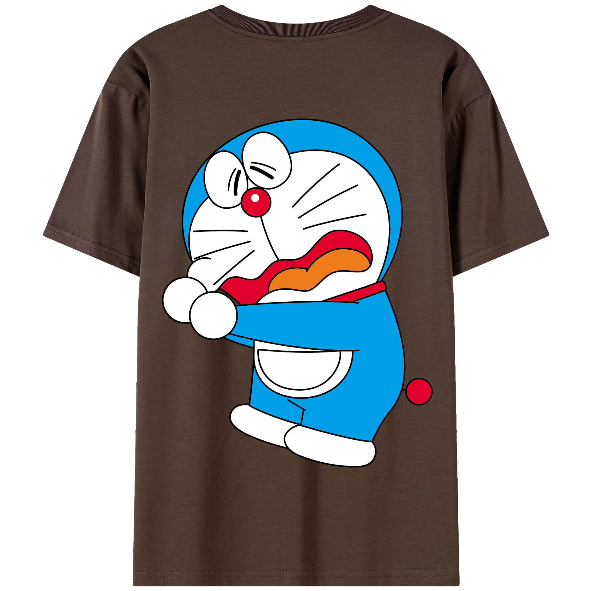 （画像用） ドラえもん Doraemon 綿100％半袖Tシャツ（背面プリント）