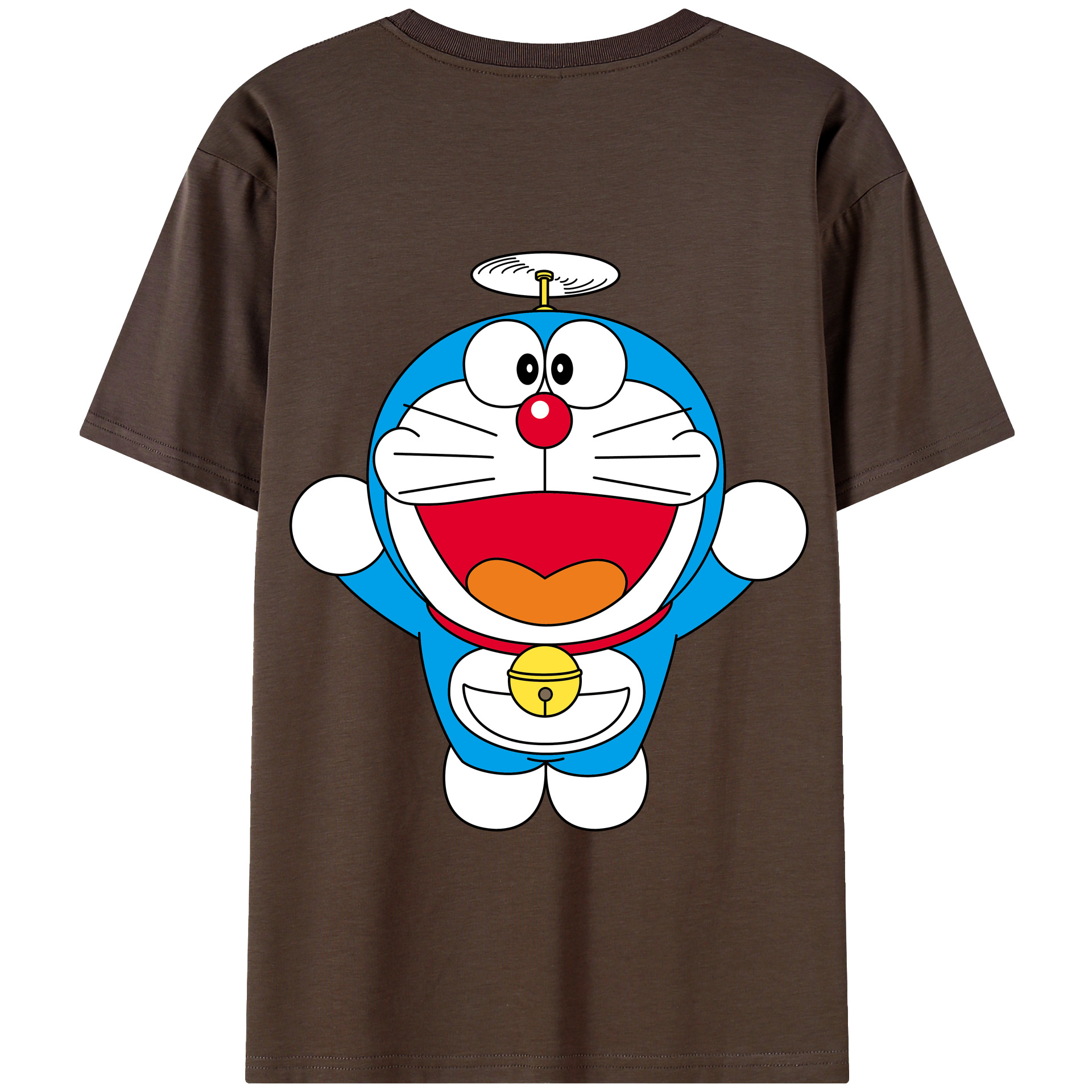 （画像用） ドラえもん Doraemon 綿100％半袖Tシャツ（背面プリント）