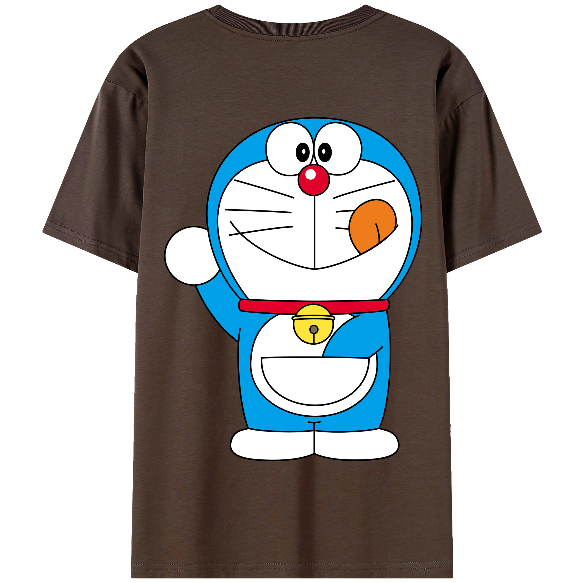 （画像用） ドラえもん Doraemon 綿100％半袖Tシャツ（背面プリント）