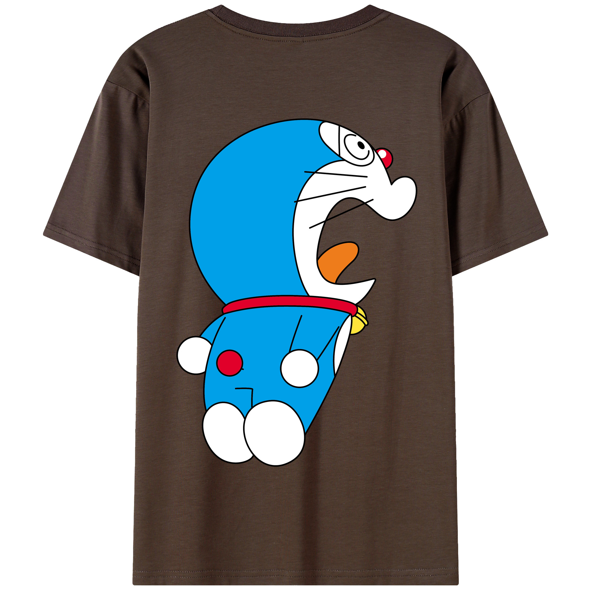 （画像用） ドラえもん Doraemon 綿100％半袖Tシャツ（背面プリント）