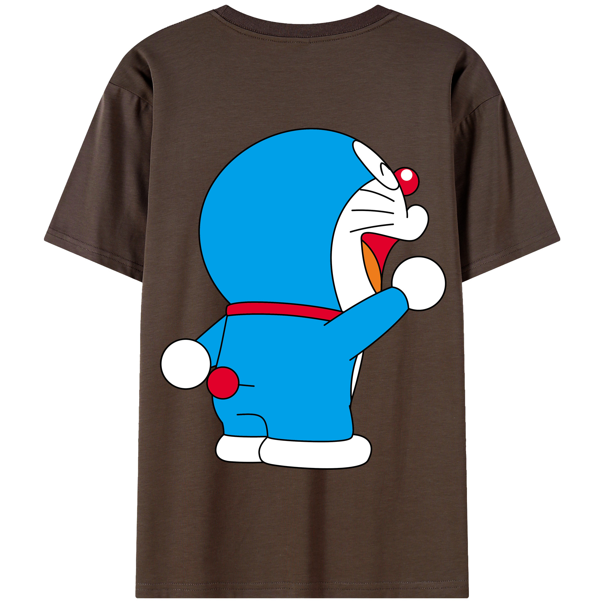 （画像用） ドラえもん Doraemon 綿100％半袖Tシャツ（背面プリント）