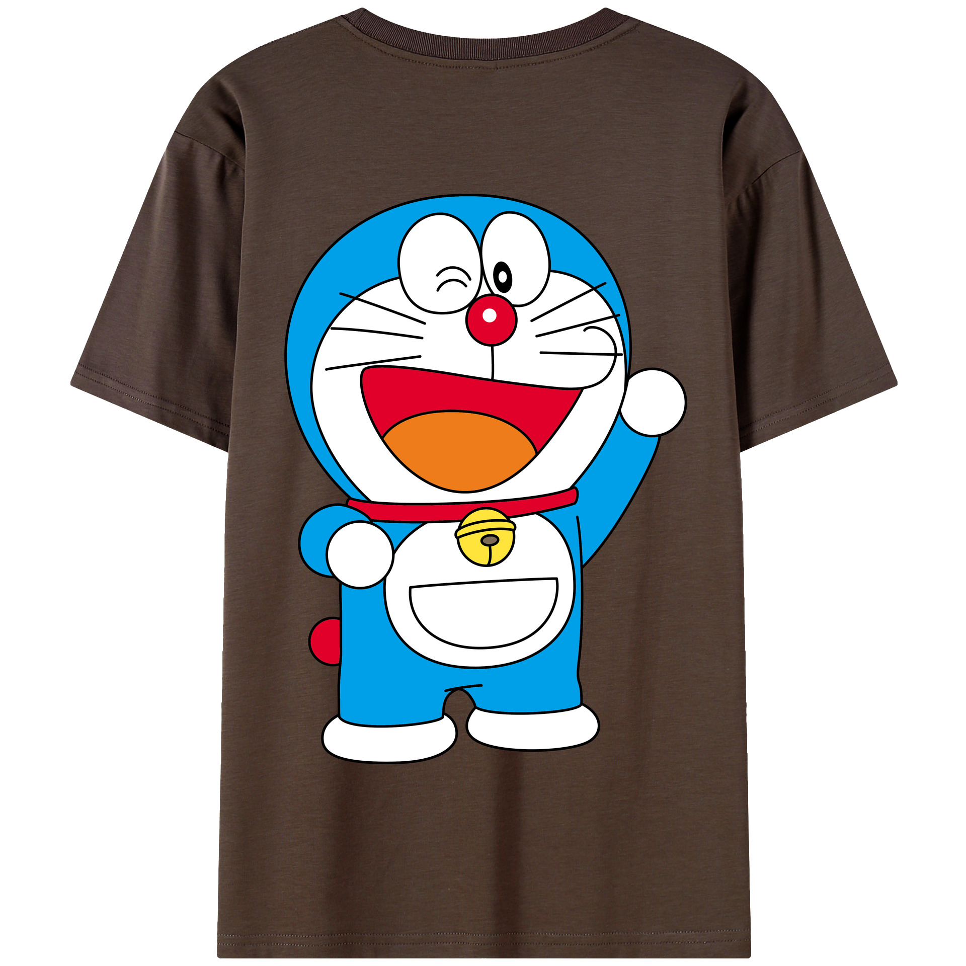 （画像用） ドラえもん Doraemon 綿100％半袖Tシャツ（背面プリント）