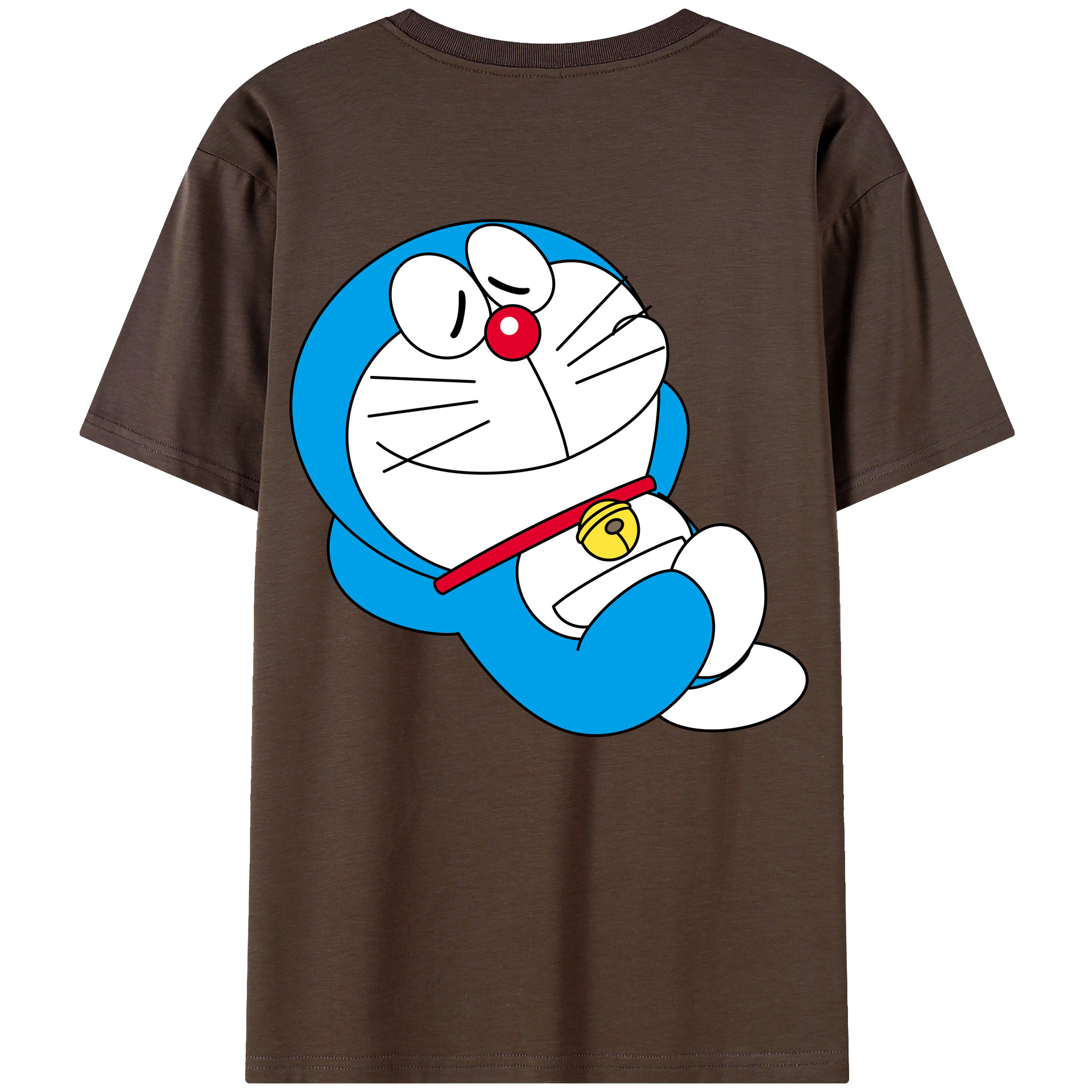 （画像用） ドラえもん Doraemon 綿100％半袖Tシャツ（背面プリント）