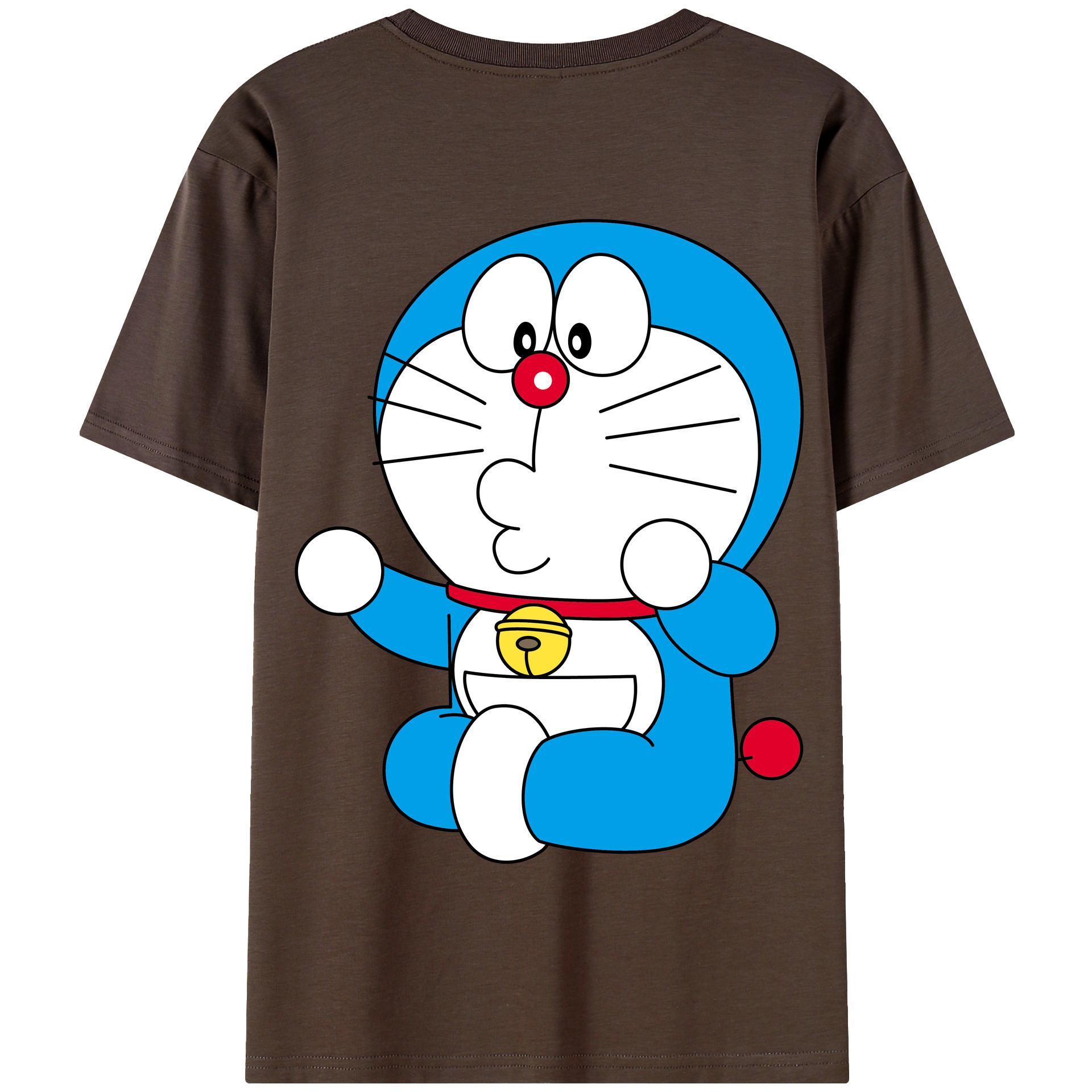 （画像用） ドラえもん Doraemon 綿100％半袖Tシャツ（背面プリント）