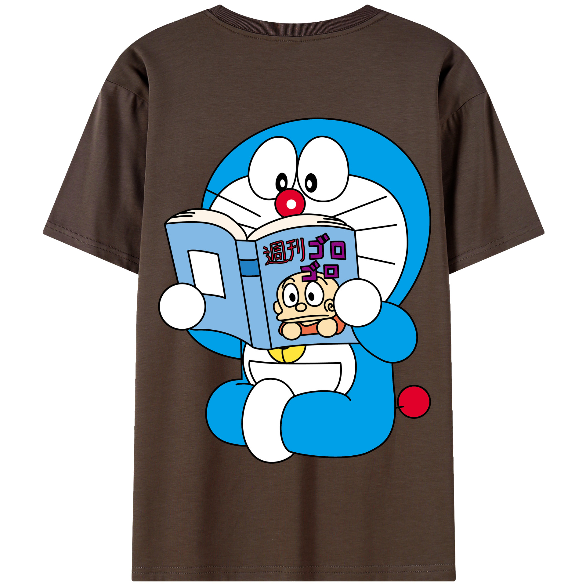 （画像用） ドラえもん Doraemon 綿100％半袖Tシャツ（背面プリント）