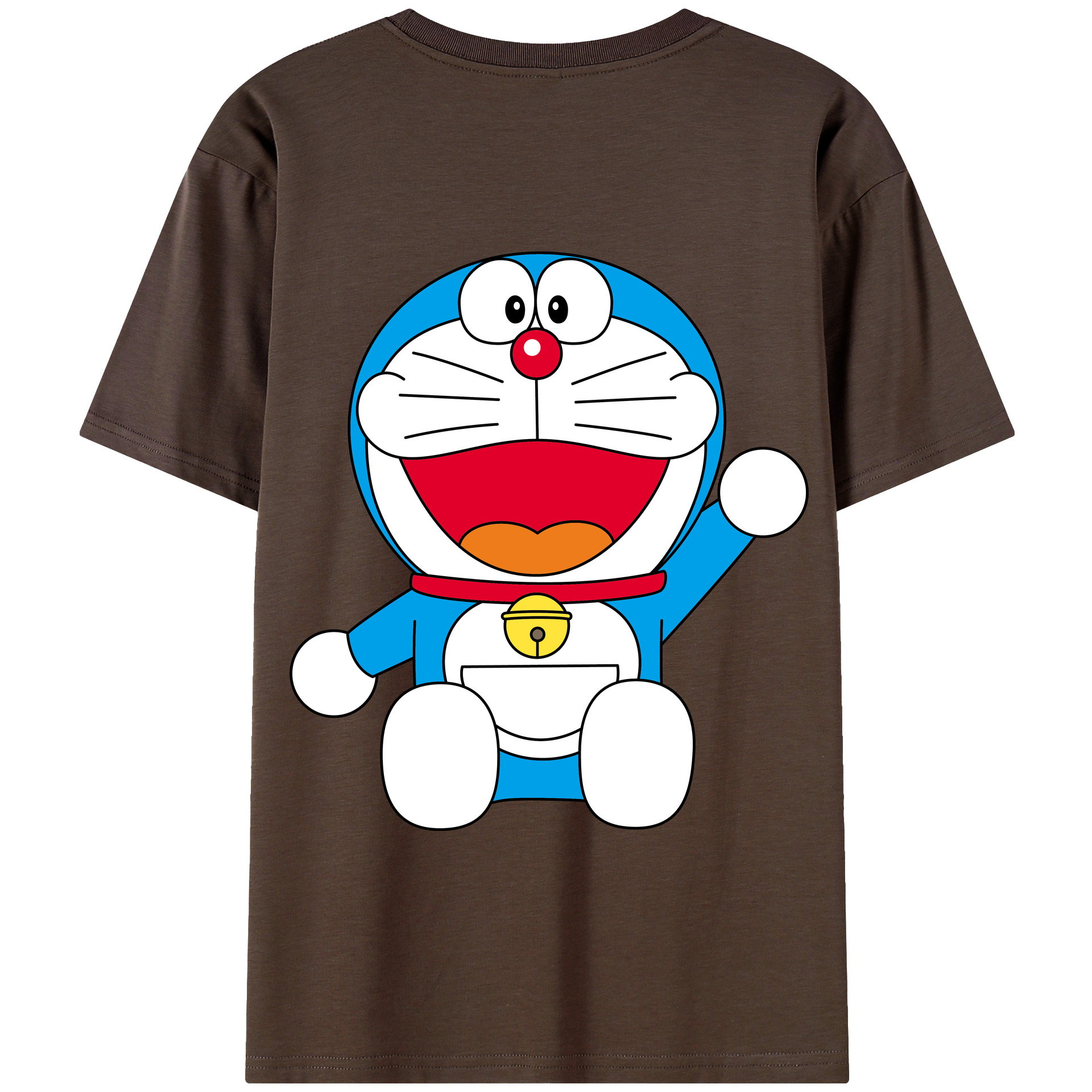 （画像用） ドラえもん Doraemon 綿100％半袖Tシャツ（背面プリント）