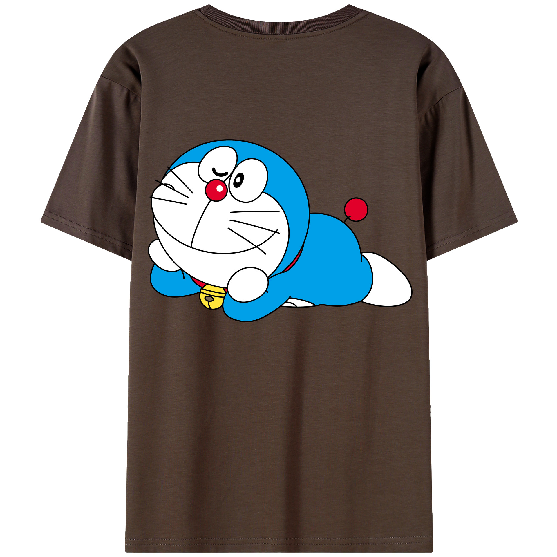（画像用） ドラえもん Doraemon 綿100％半袖Tシャツ（背面プリント）