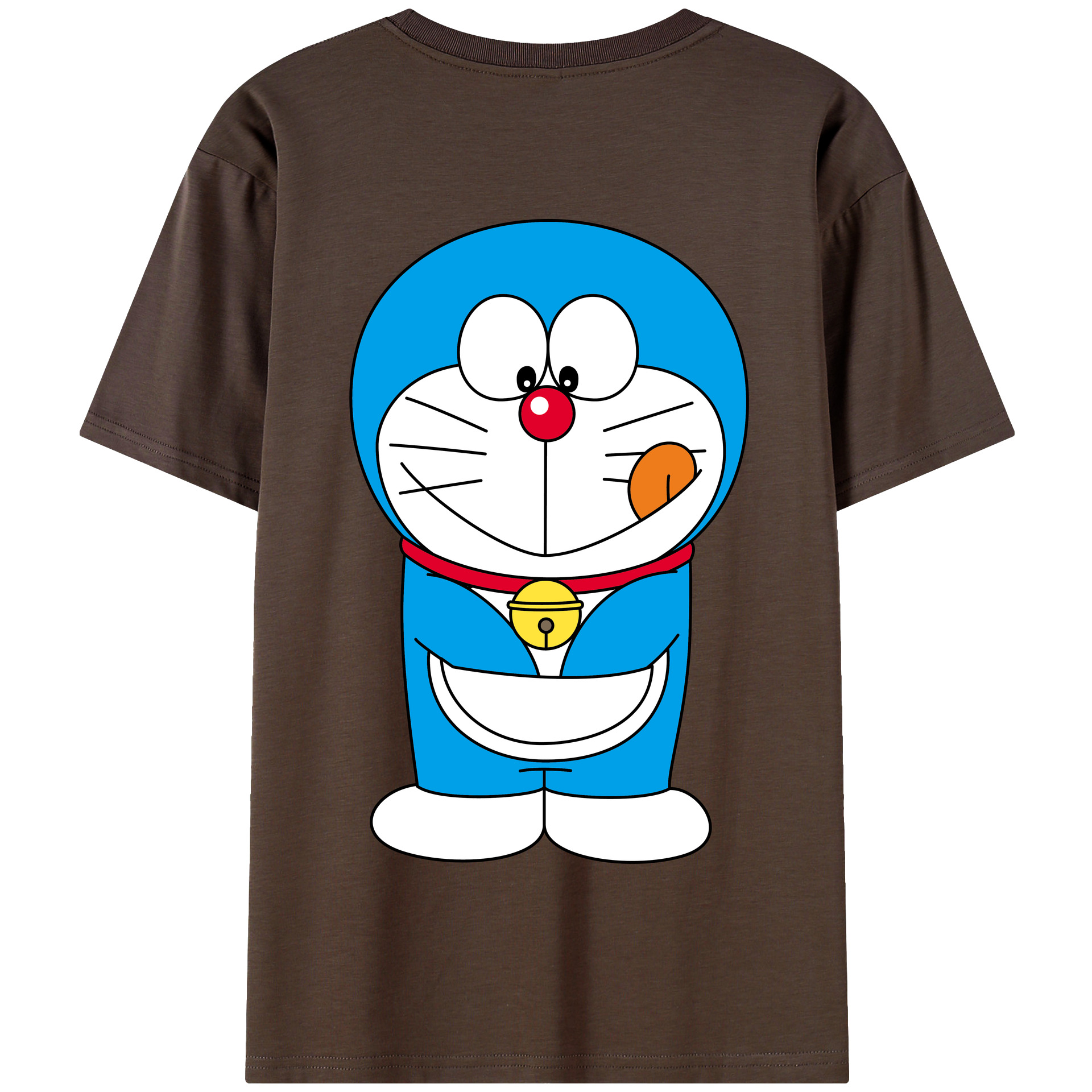 （画像用） ドラえもん Doraemon 綿100％半袖Tシャツ（背面プリント）