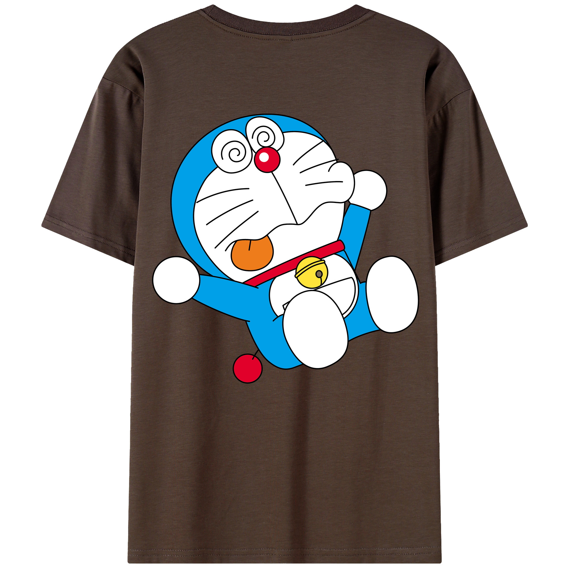 （画像用） ドラえもん Doraemon 綿100％半袖Tシャツ（背面プリント）