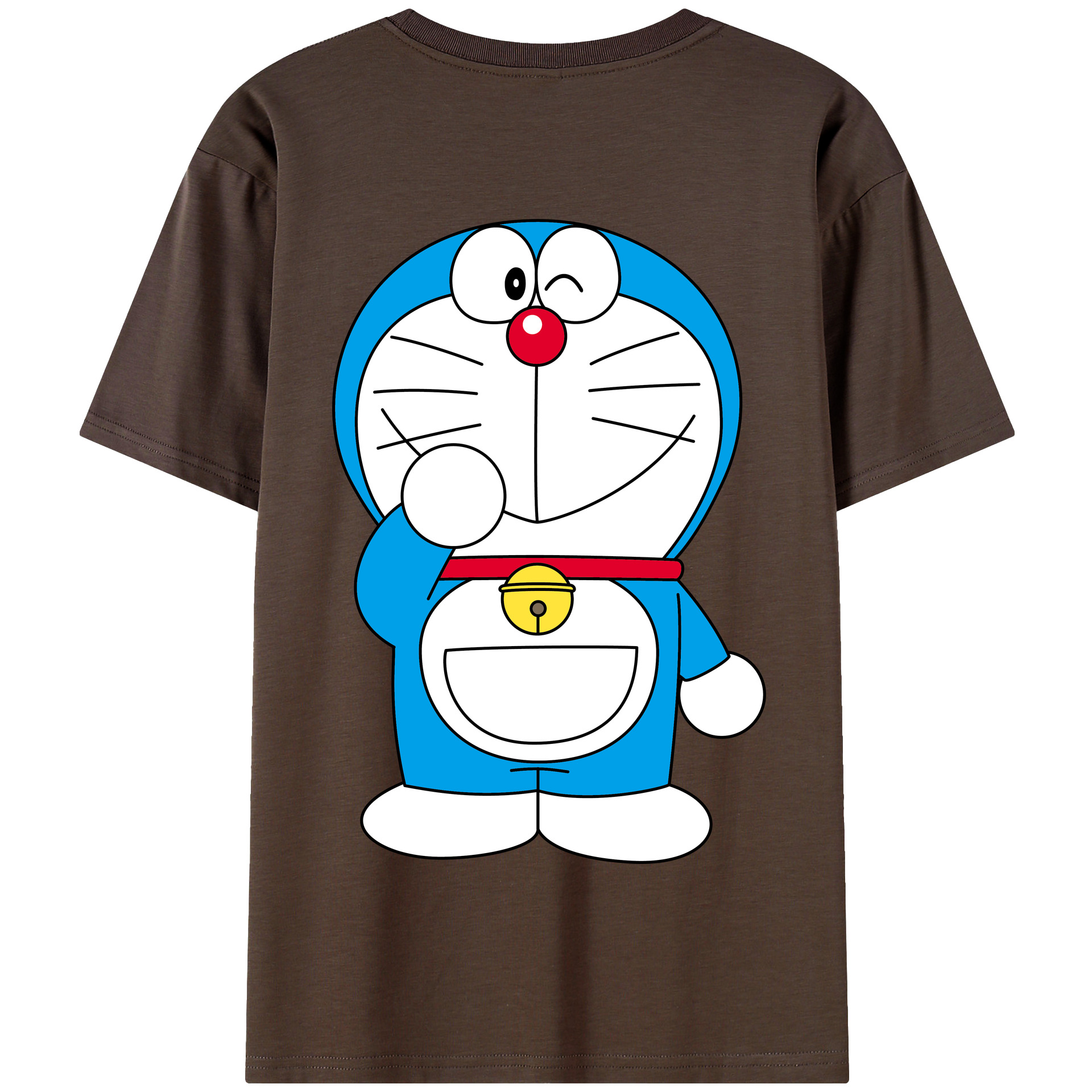 （画像用） ドラえもん Doraemon 綿100％半袖Tシャツ（背面プリント）