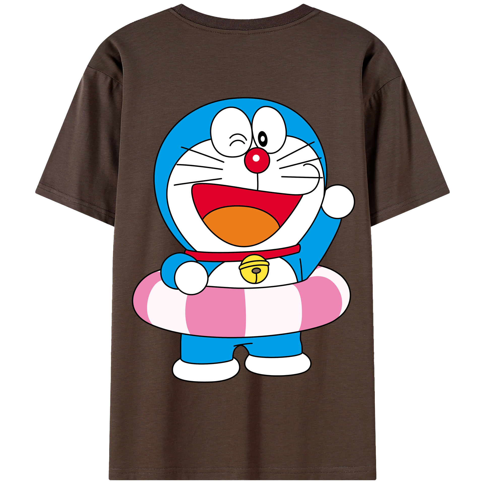 （画像用） ドラえもん Doraemon 綿100％半袖Tシャツ（背面プリント）