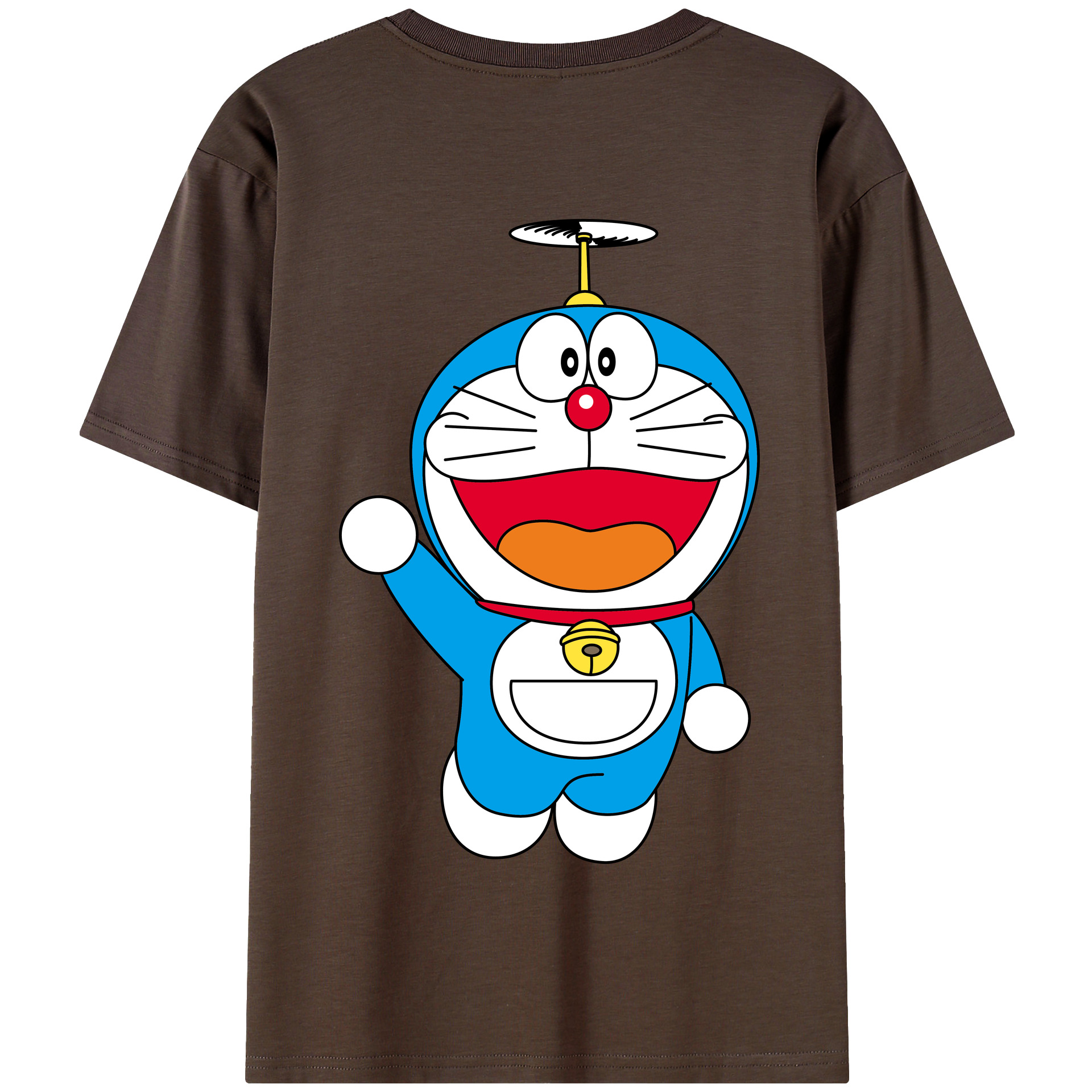 （画像用） ドラえもん Doraemon 綿100％半袖Tシャツ（背面プリント）