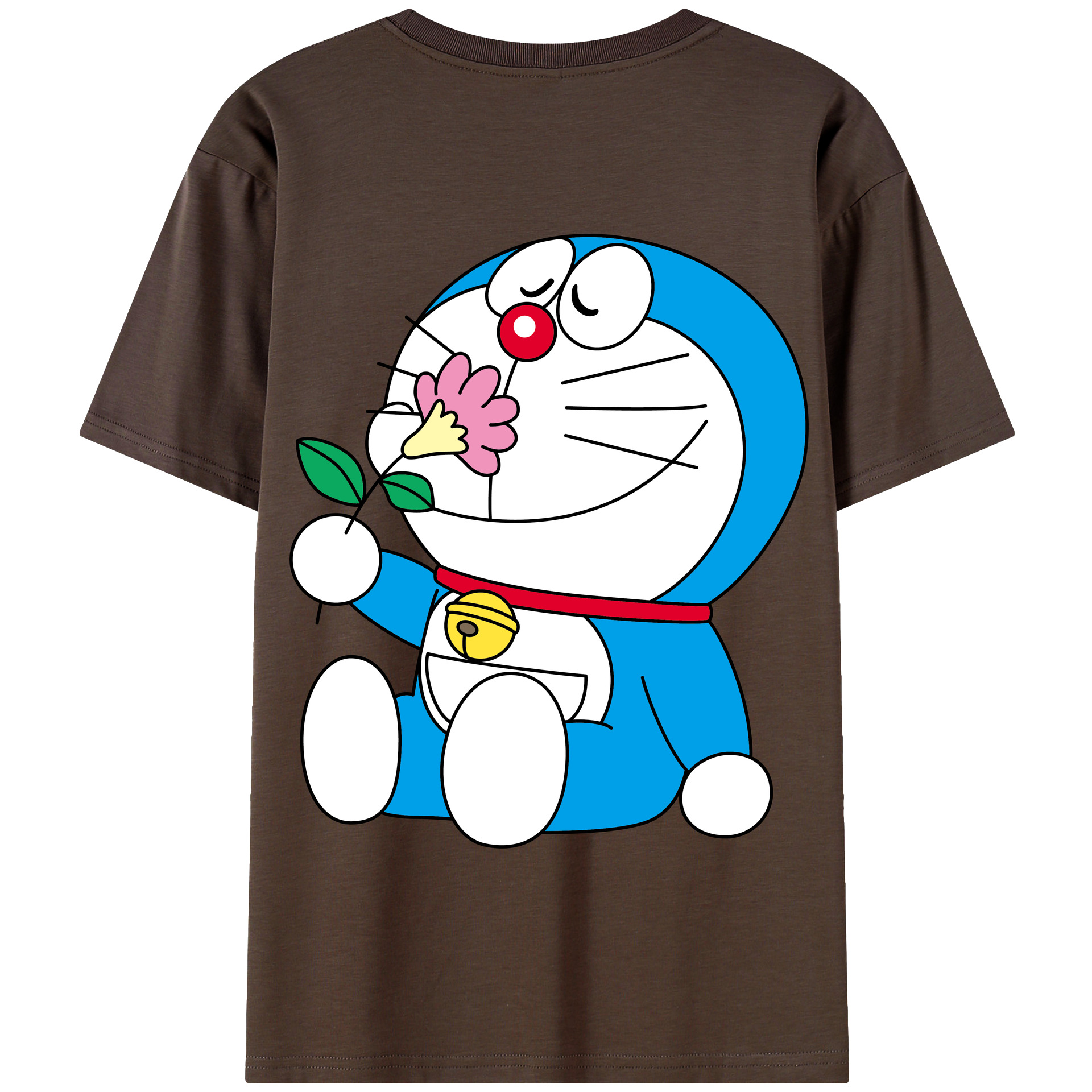 （画像用） ドラえもん Doraemon 綿100％半袖Tシャツ（背面プリント）