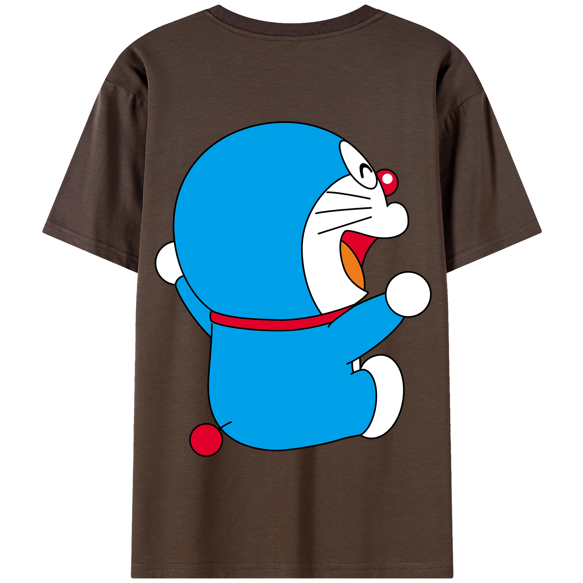 （画像用） ドラえもん Doraemon 綿100％半袖Tシャツ（背面プリント）