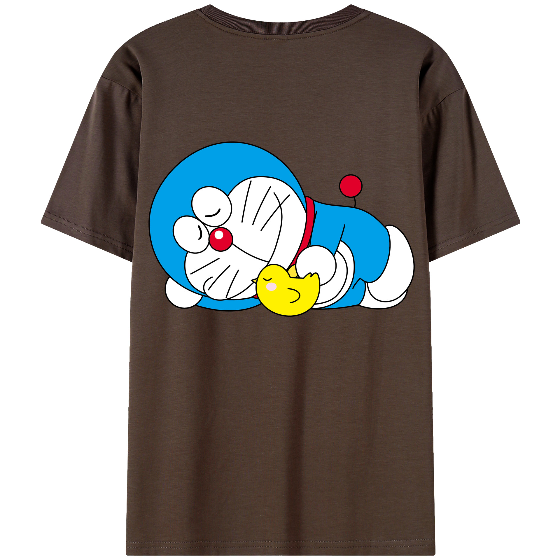 （画像用） ドラえもん Doraemon 綿100％半袖Tシャツ（背面プリント）