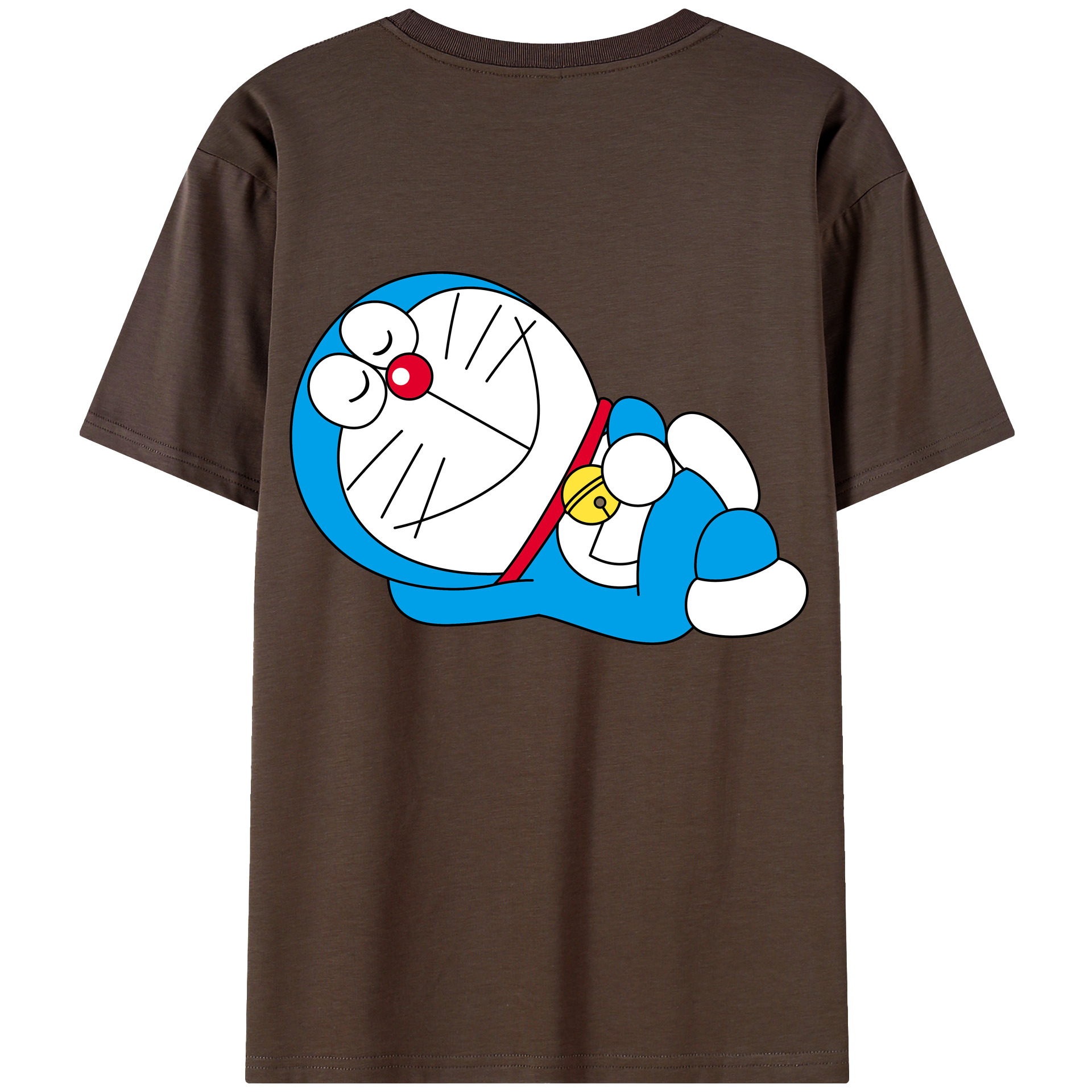 （画像用） ドラえもん Doraemon 綿100％半袖Tシャツ（背面プリント）