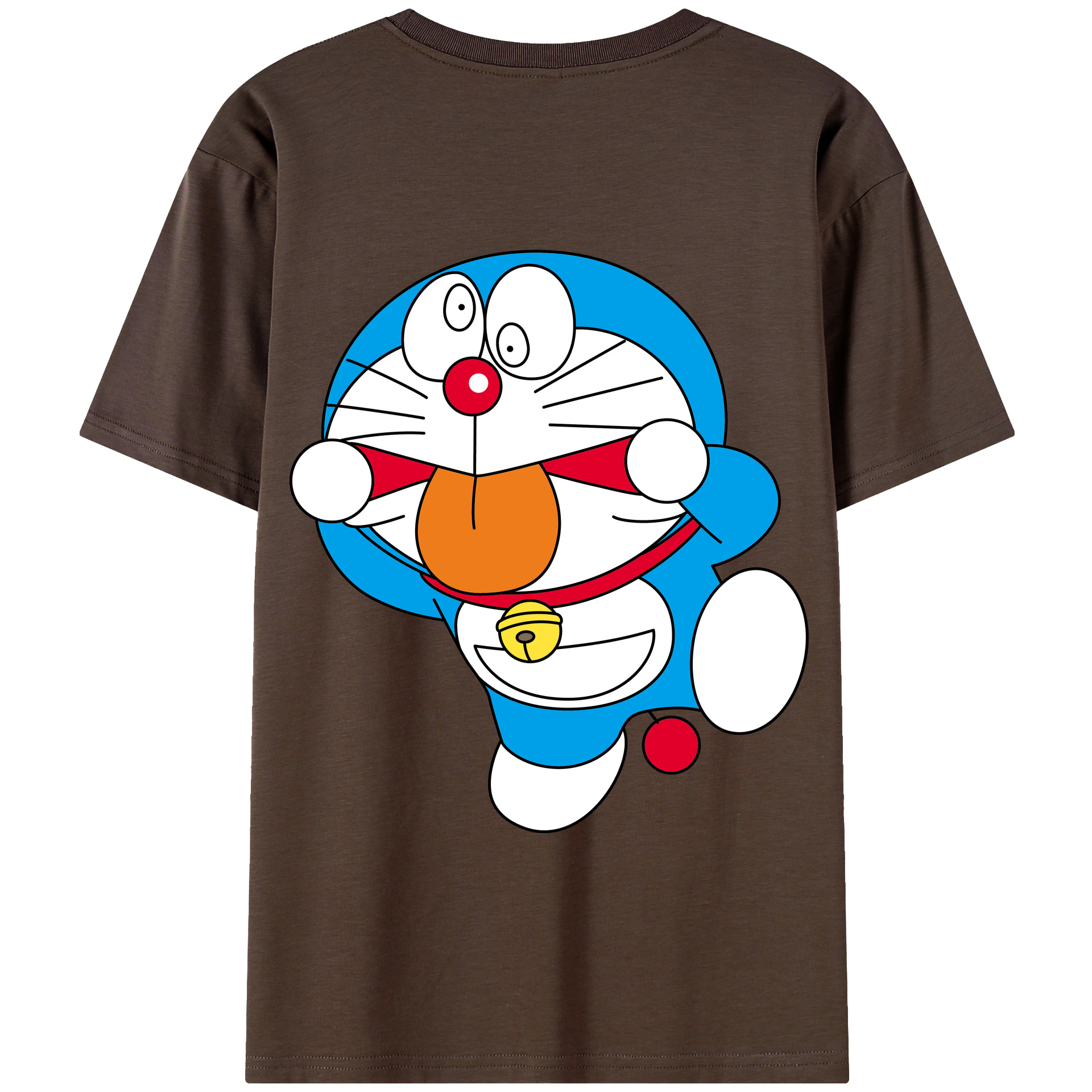 （画像用） ドラえもん Doraemon 綿100％半袖Tシャツ（背面プリント）