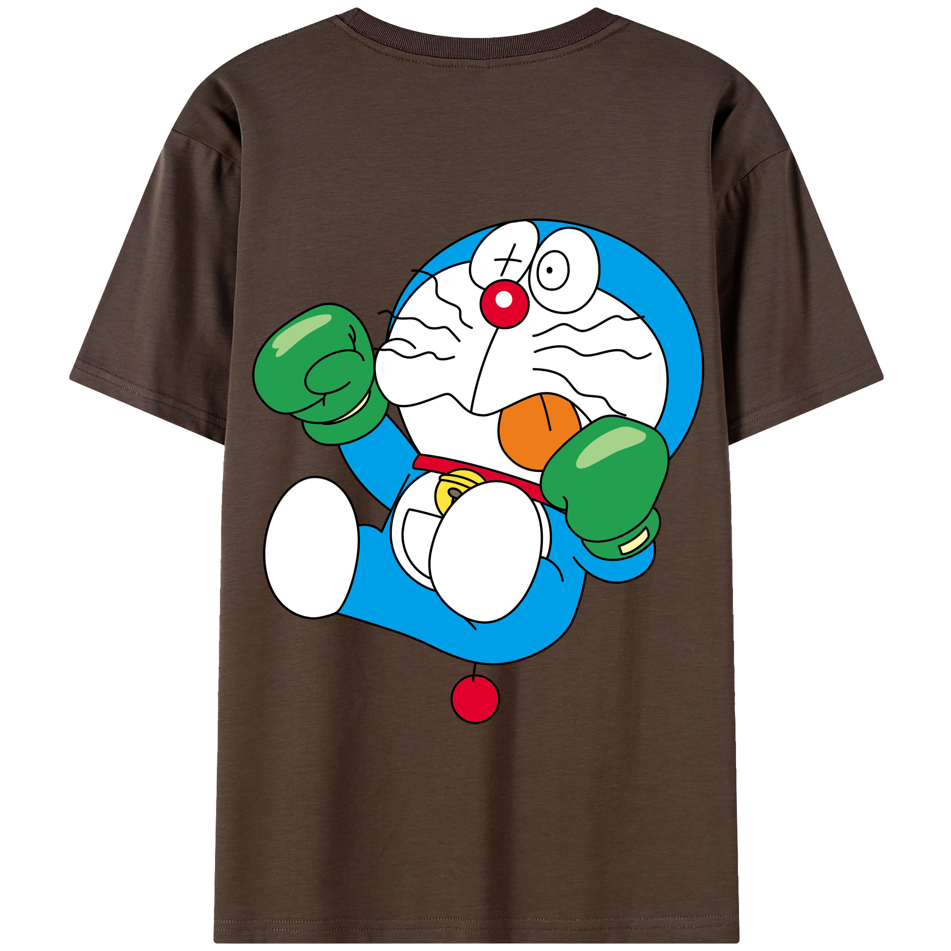 （画像用） ドラえもん Doraemon 綿100％半袖Tシャツ（背面プリント）