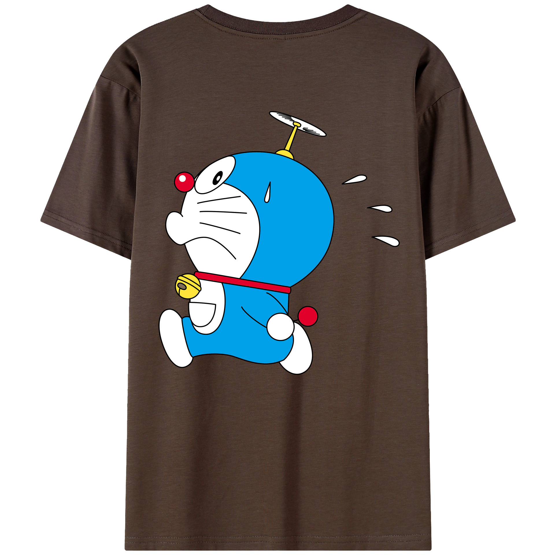 （画像用） ドラえもん Doraemon 綿100％半袖Tシャツ（背面プリント）