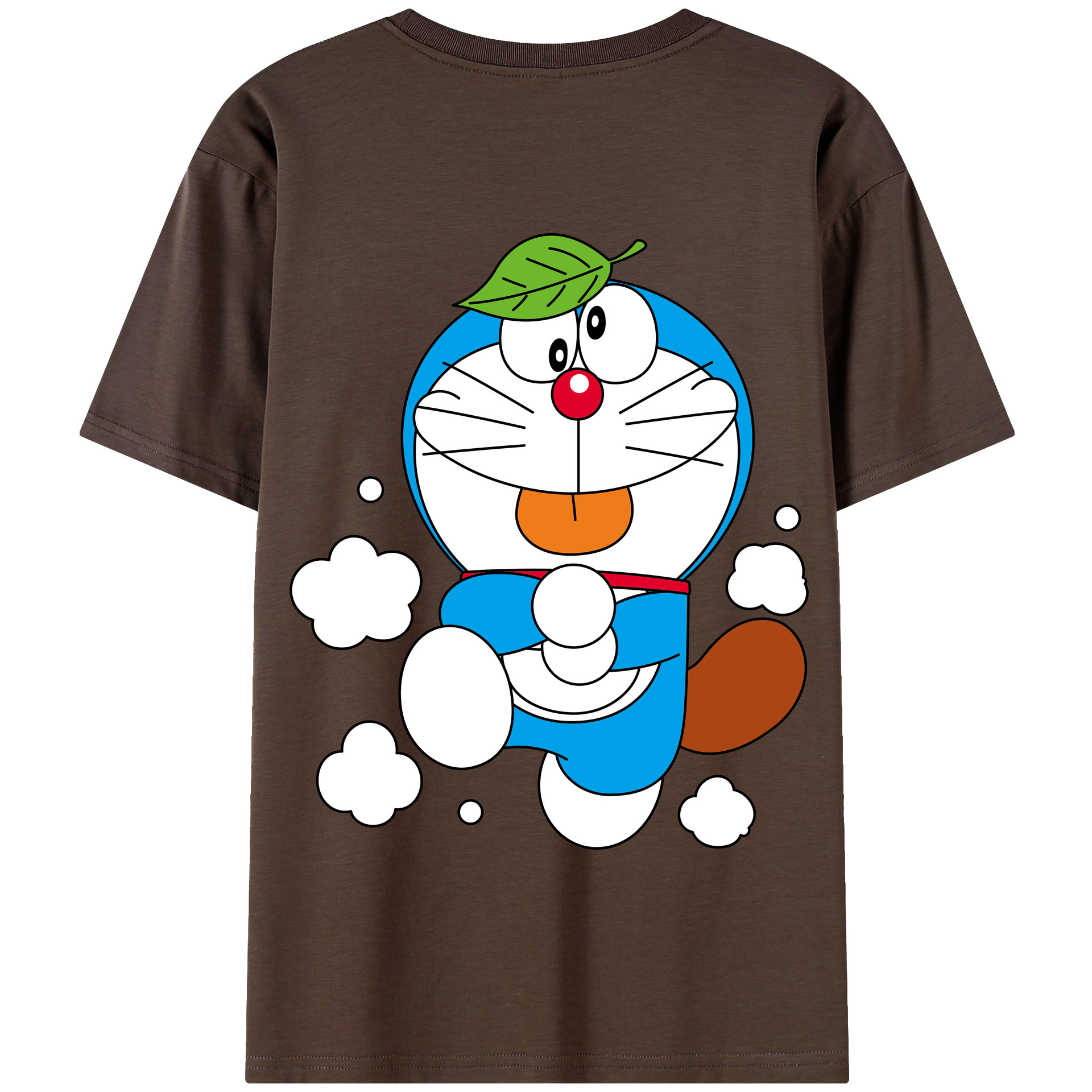 （画像用） ドラえもん Doraemon 綿100％半袖Tシャツ（背面プリント）