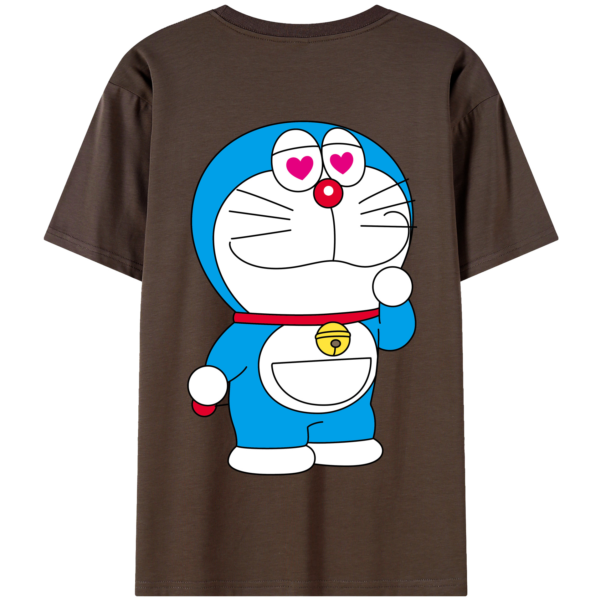 （画像用） ドラえもん Doraemon 綿100％半袖Tシャツ（背面プリント）