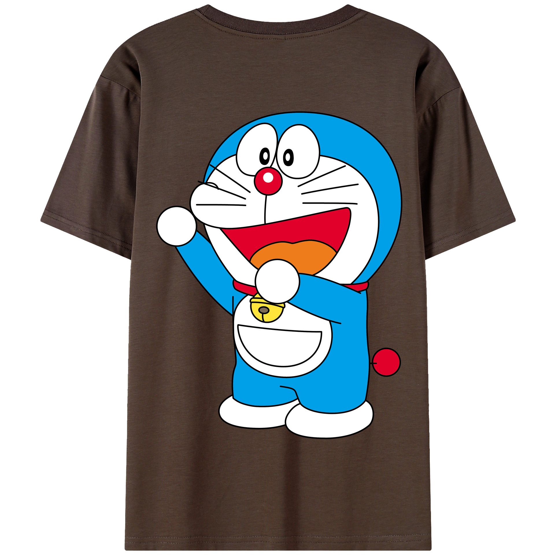 （画像用） ドラえもん Doraemon 綿100％半袖Tシャツ（背面プリント）