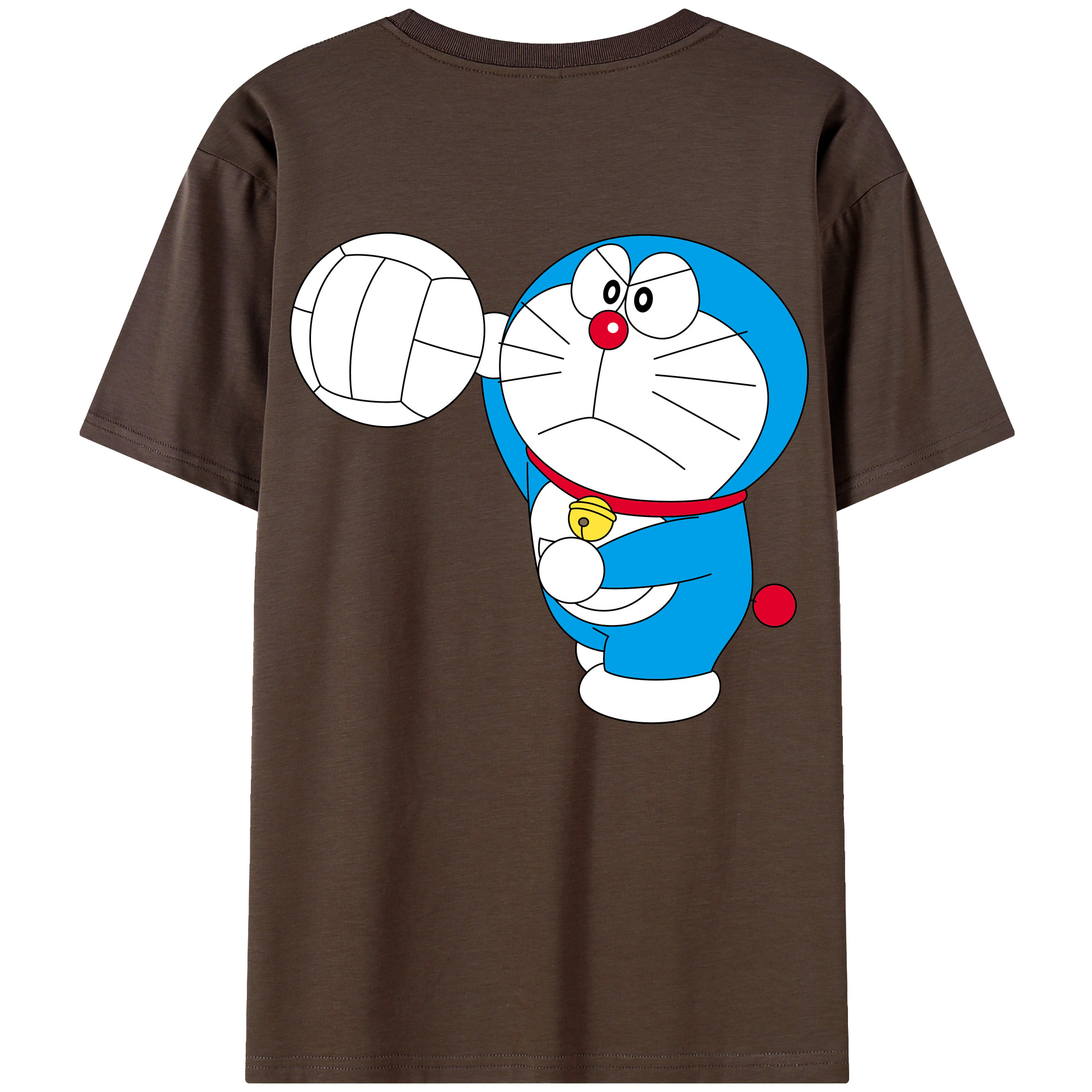 （画像用） ドラえもん Doraemon 綿100％半袖Tシャツ（背面プリント）