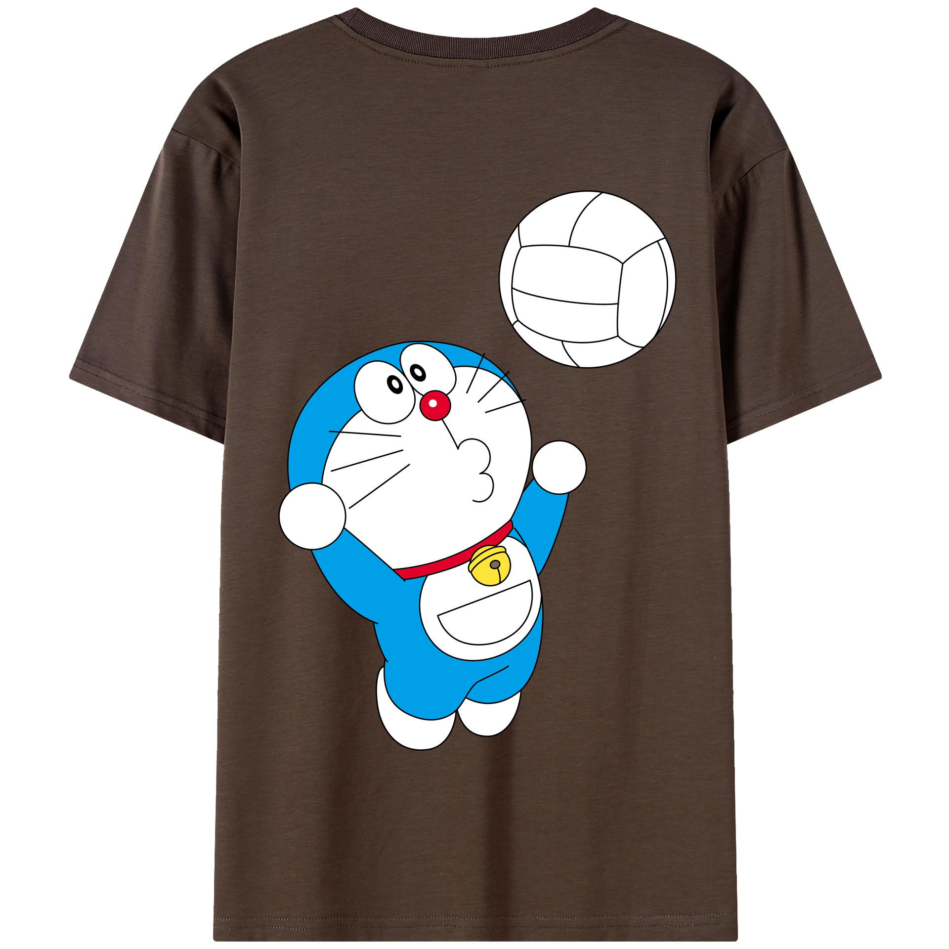 （画像用） ドラえもん Doraemon 綿100％半袖Tシャツ（背面プリント）