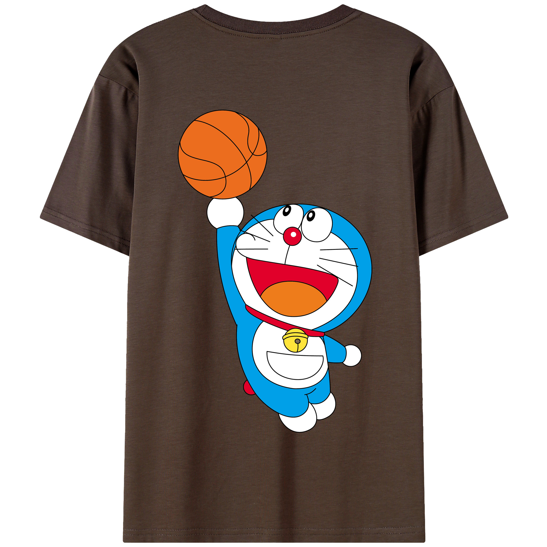 （画像用） ドラえもん Doraemon 綿100％半袖Tシャツ（背面プリント）