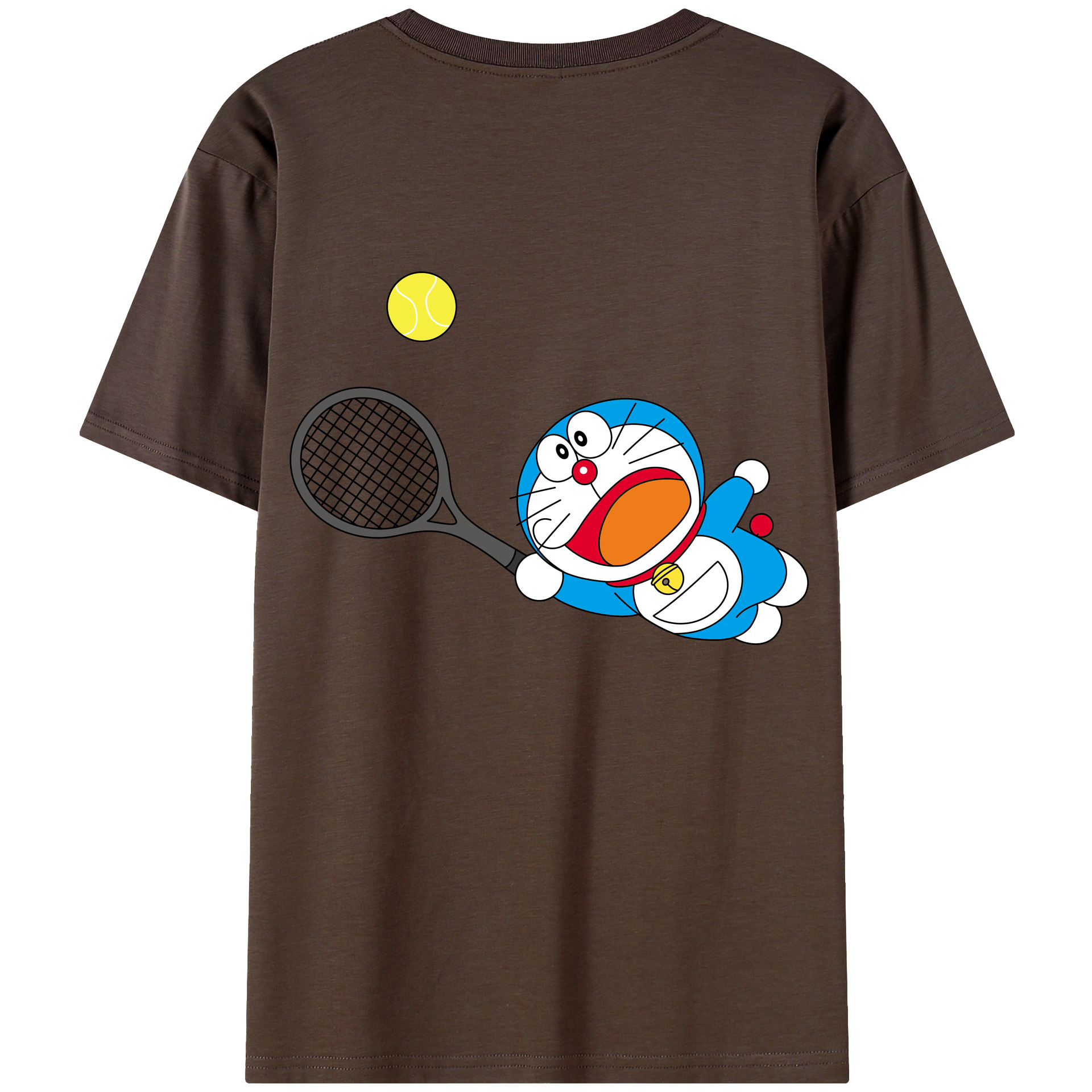 （画像用） ドラえもん Doraemon 綿100％半袖Tシャツ（背面プリント）