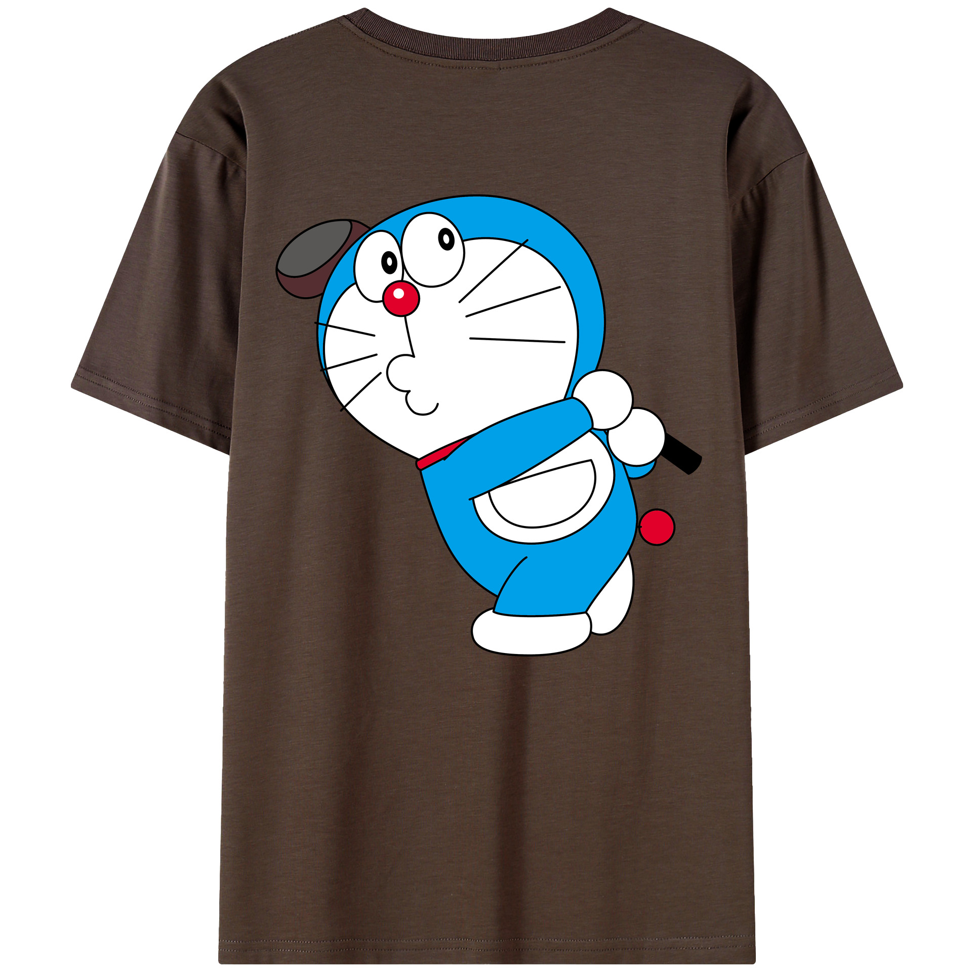 （画像用） ドラえもん Doraemon 綿100％半袖Tシャツ（背面プリント）
