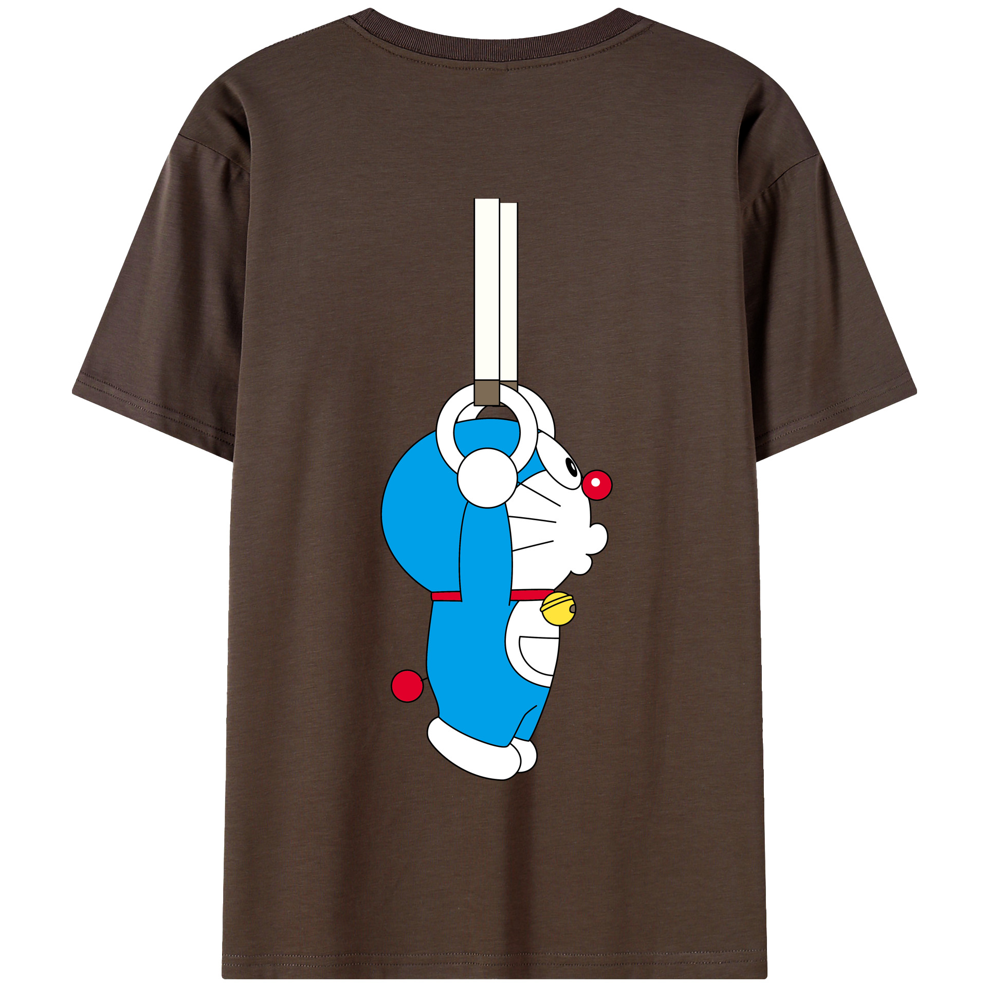 （画像用） ドラえもん Doraemon 綿100％半袖Tシャツ（背面プリント）