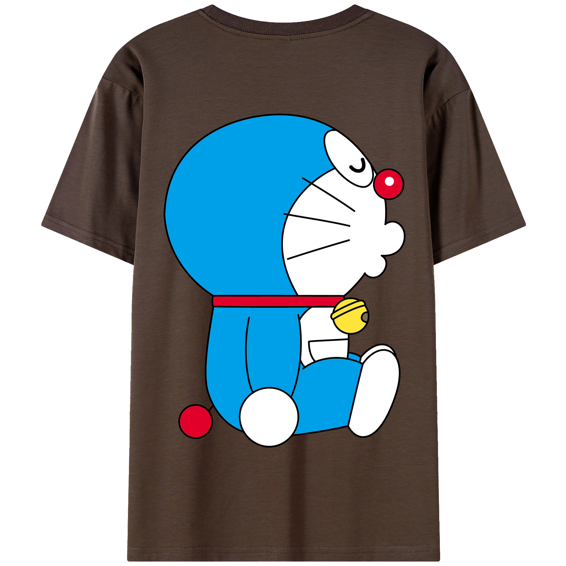 （画像用） ドラえもん Doraemon 綿100％半袖Tシャツ（背面プリント）
