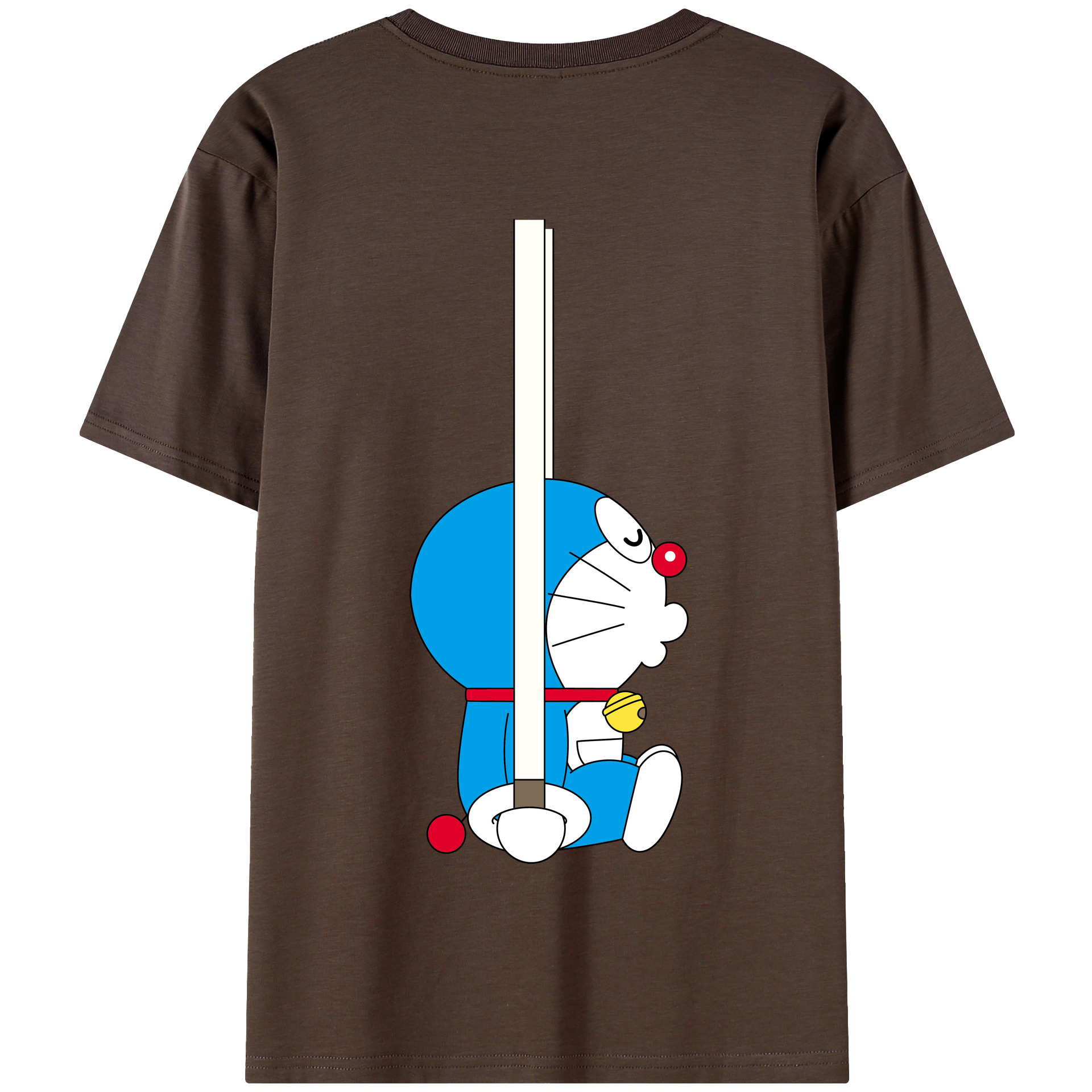 （画像用） ドラえもん Doraemon 綿100％半袖Tシャツ（背面プリント）