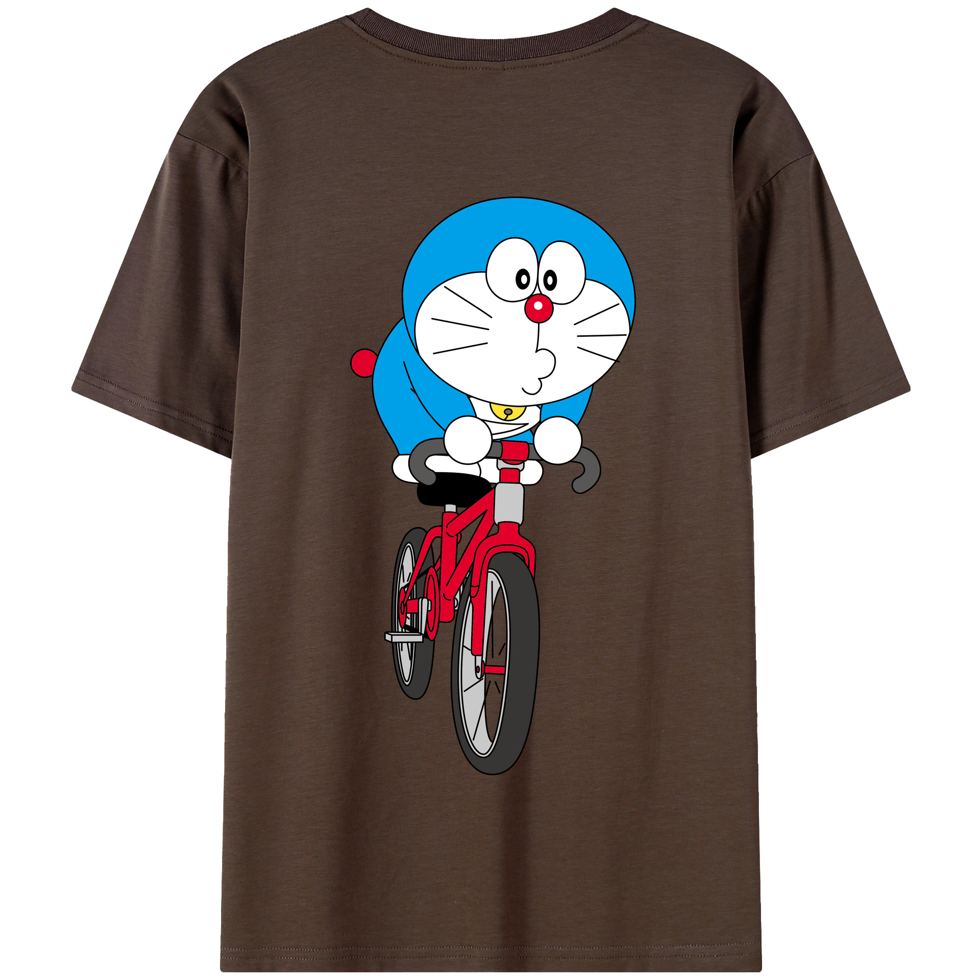 （画像用） ドラえもん Doraemon 綿100％半袖Tシャツ（背面プリント）