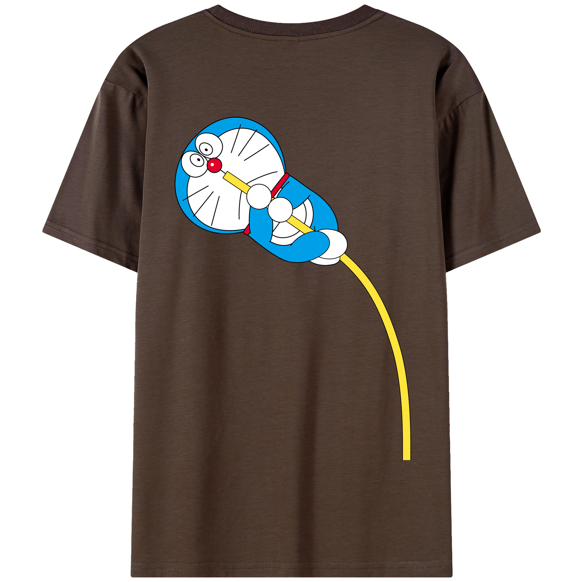 （画像用） ドラえもん Doraemon 綿100％半袖Tシャツ（背面プリント）