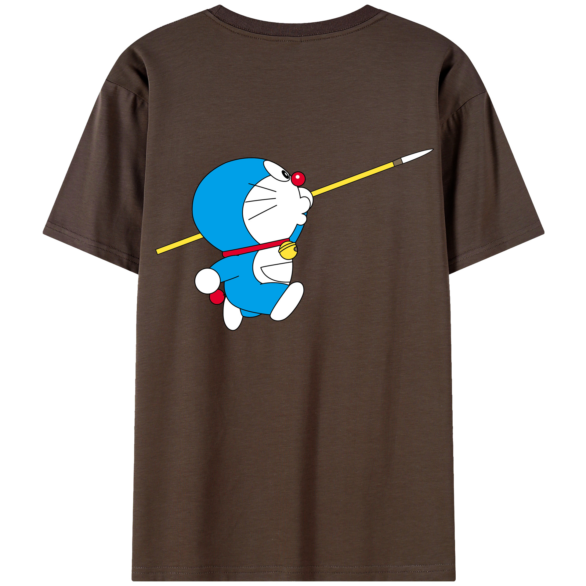 （画像用） ドラえもん Doraemon 綿100％半袖Tシャツ（背面プリント）