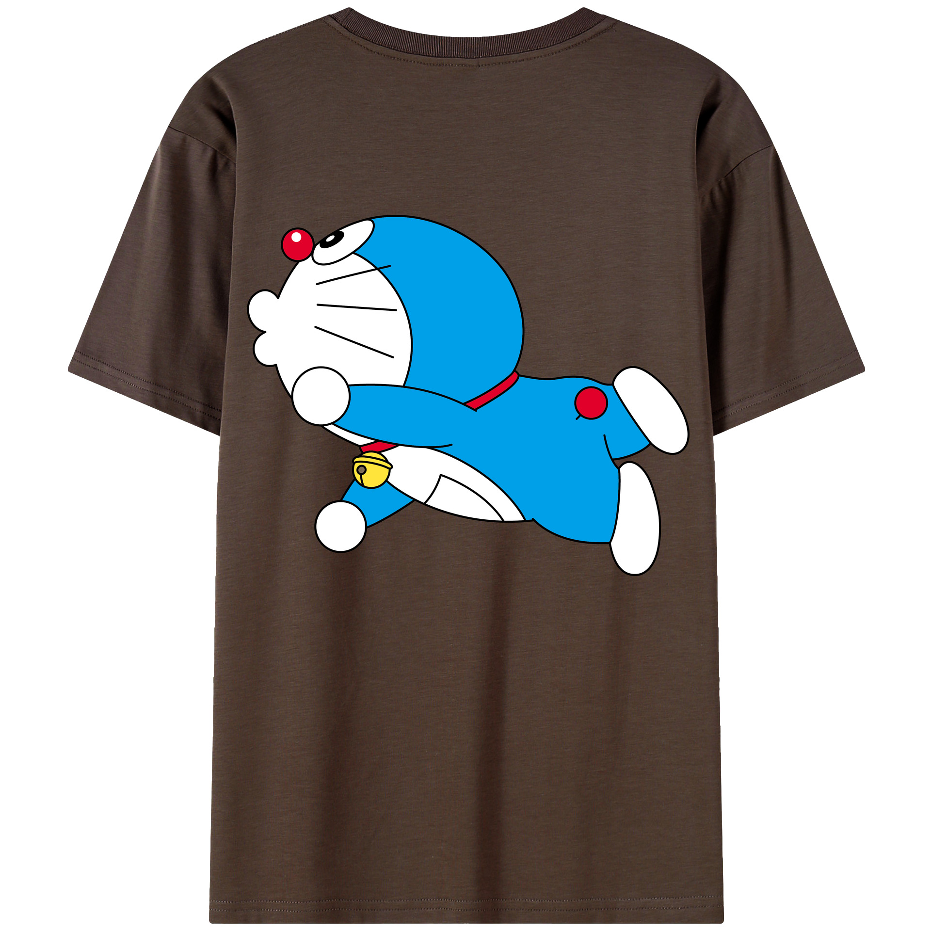 （画像用） ドラえもん Doraemon 綿100％半袖Tシャツ（背面プリント）