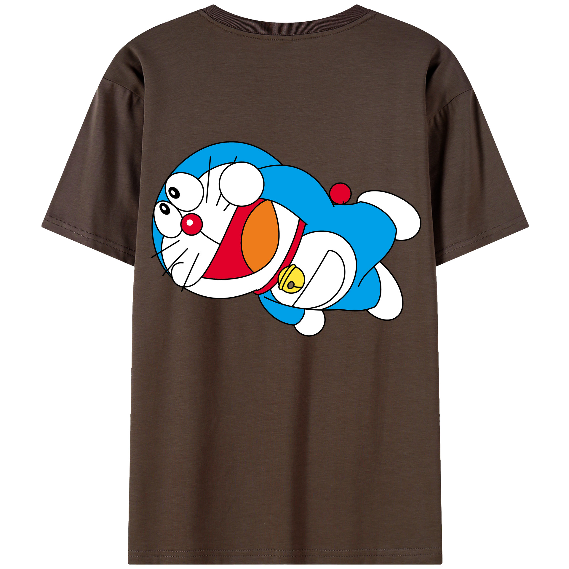 （画像用） ドラえもん Doraemon 綿100％半袖Tシャツ（背面プリント）